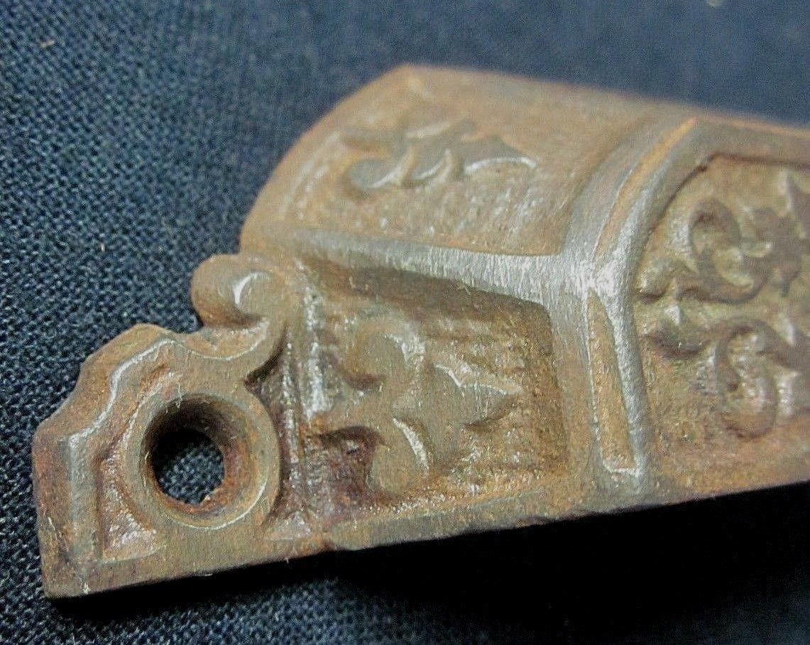 Cast Iron 1850 Window Sash Lift Drawer Cup Pull Handle 3-1/16″ Centers 1 Antique