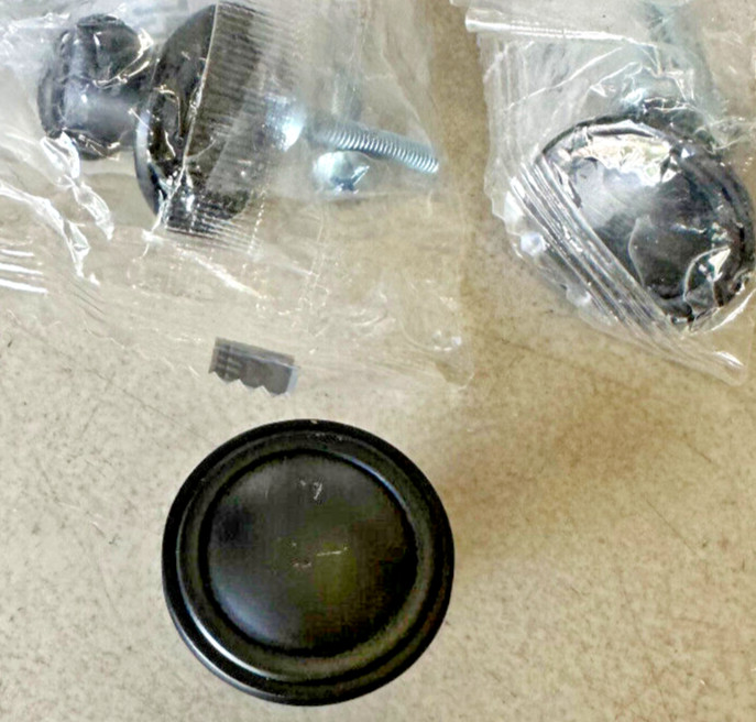 Lot of 3 GlideRite 1″ Dia Round Deco Cabinet Knob Oil Rubbed Bronze 80110-ORB-1