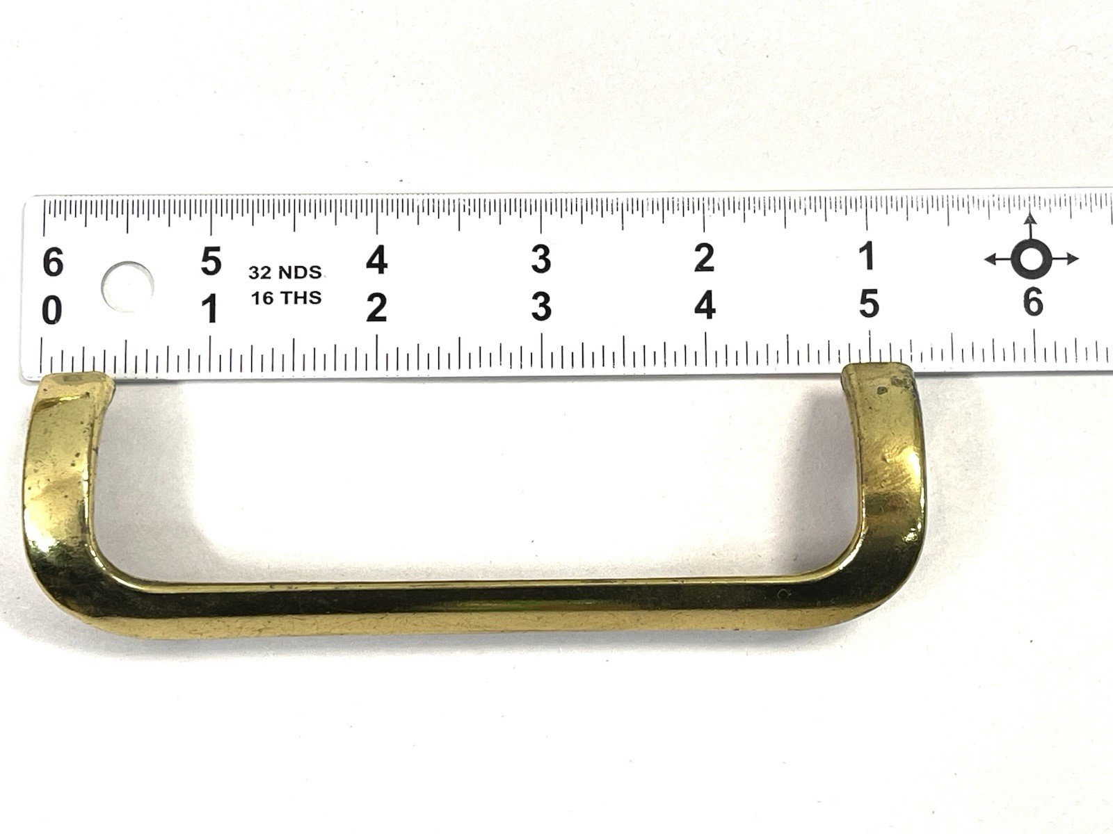 KBC Keeler Brass Co Vintage Drawer Pull Fixed Handle MCM 4.75″ OCB lot#1895