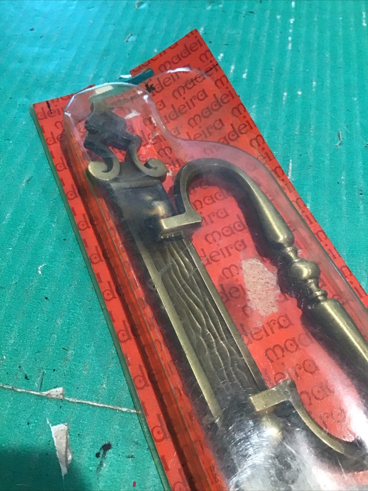 (1) Vtg Amerock Madeira Cabinet Drawer Door Pull Anitque English Color T-171 8″