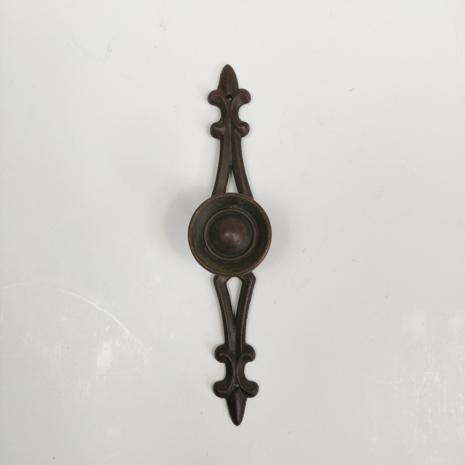 Vintage Brass Backplate & Doorknob Pull for Cabinet Drawer Canada SP122A