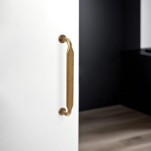 10 Pack 5″ Antique Brass Cabinet Pulls – Zinc Alloy Kitchen Drawer Handles