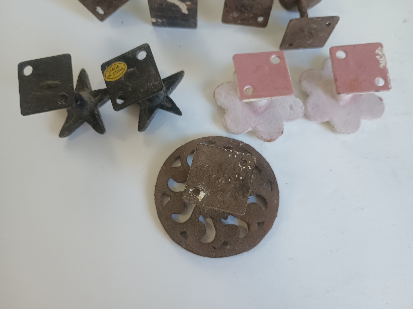 Decorative Salvaged Cast Iron Knobs