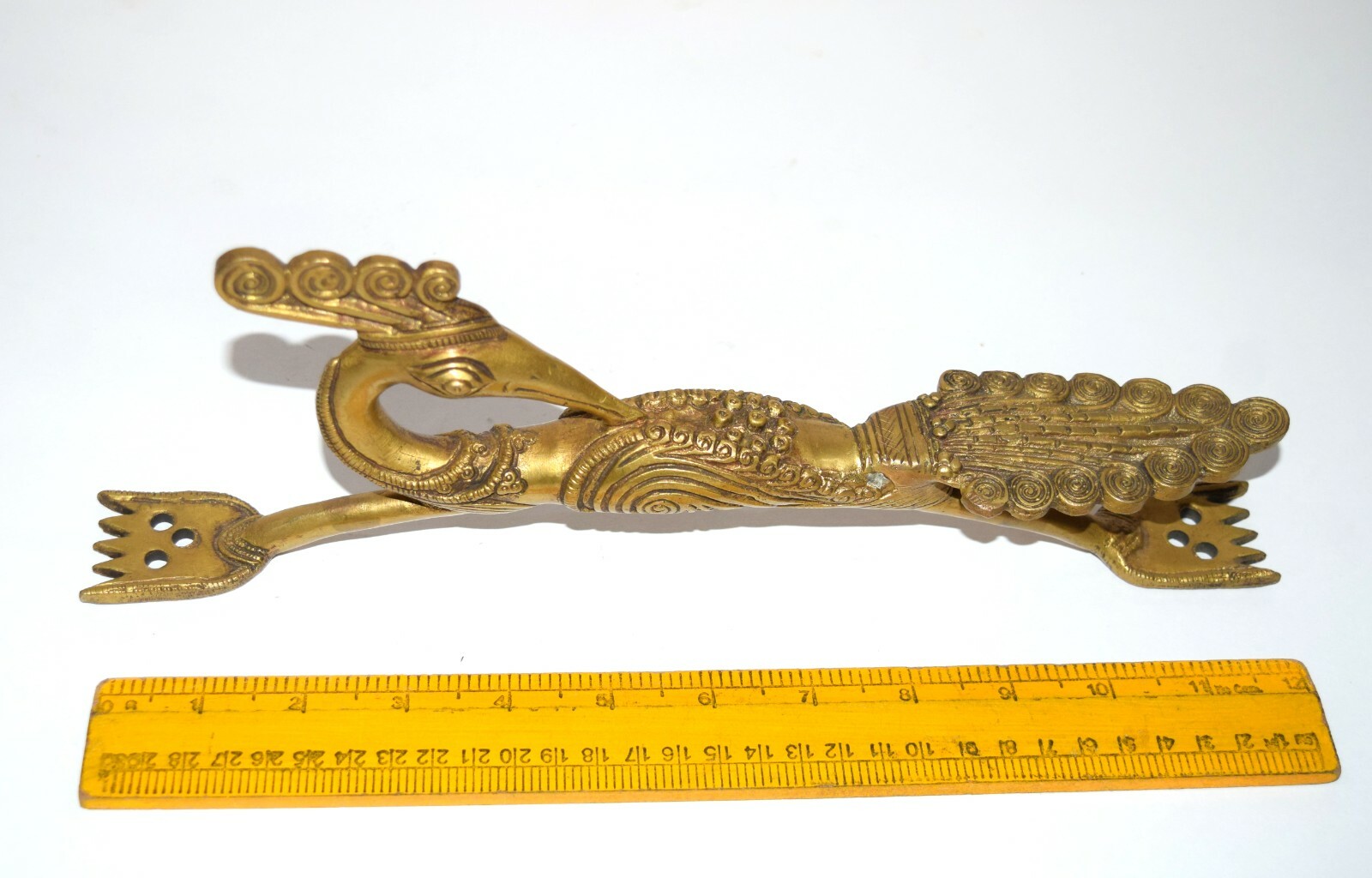 Peacock Door Handle Brass Peafowl Style Dresser Pull Bird Door Accessories GTX