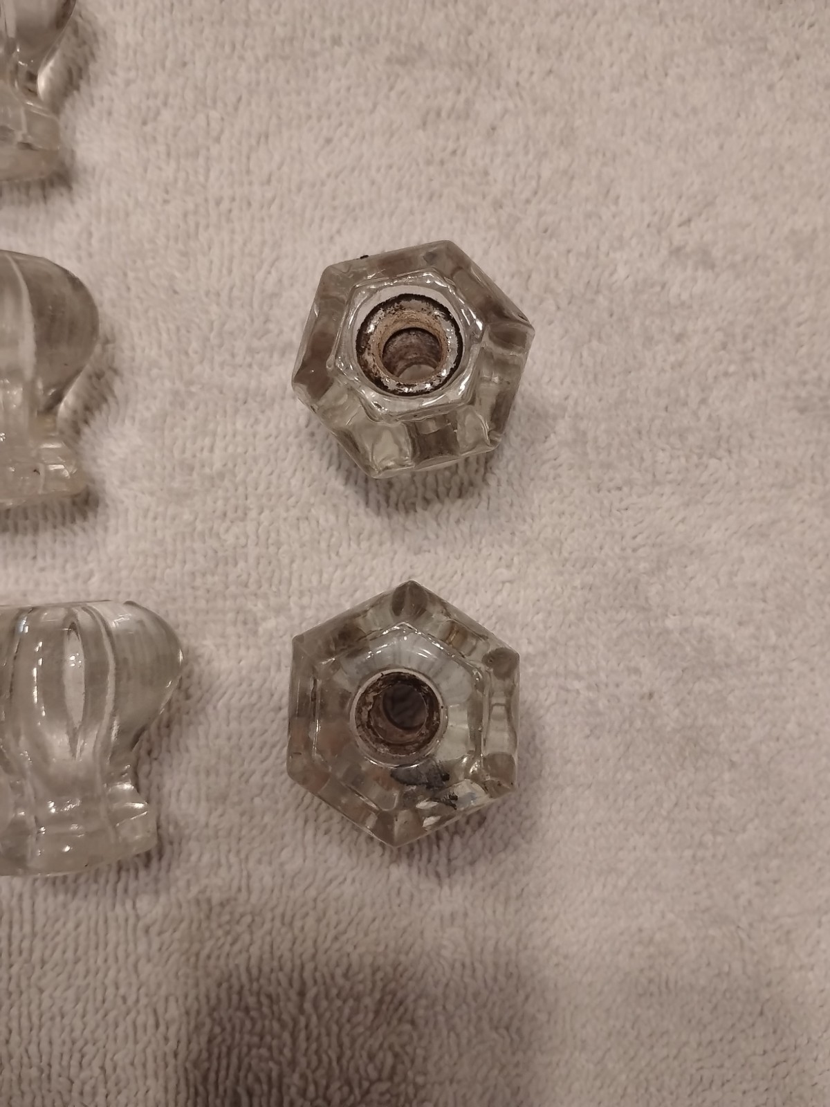Vintage Art Deco Glass Drawer Pulls And Knobs