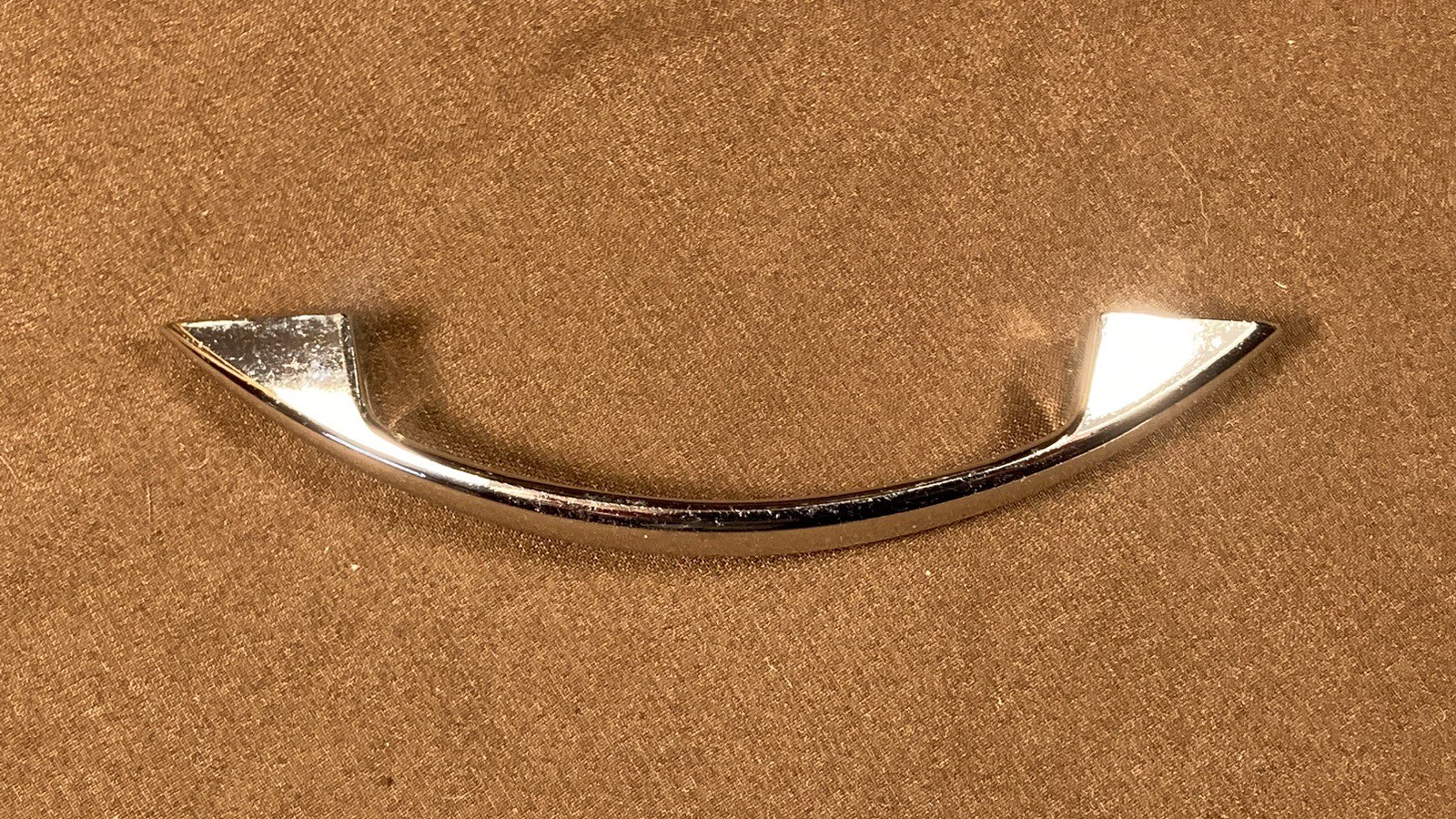 Vintage Chrome Cabinet Door Handle Drawer Pull 50s 60s 70s Mid Century Modern