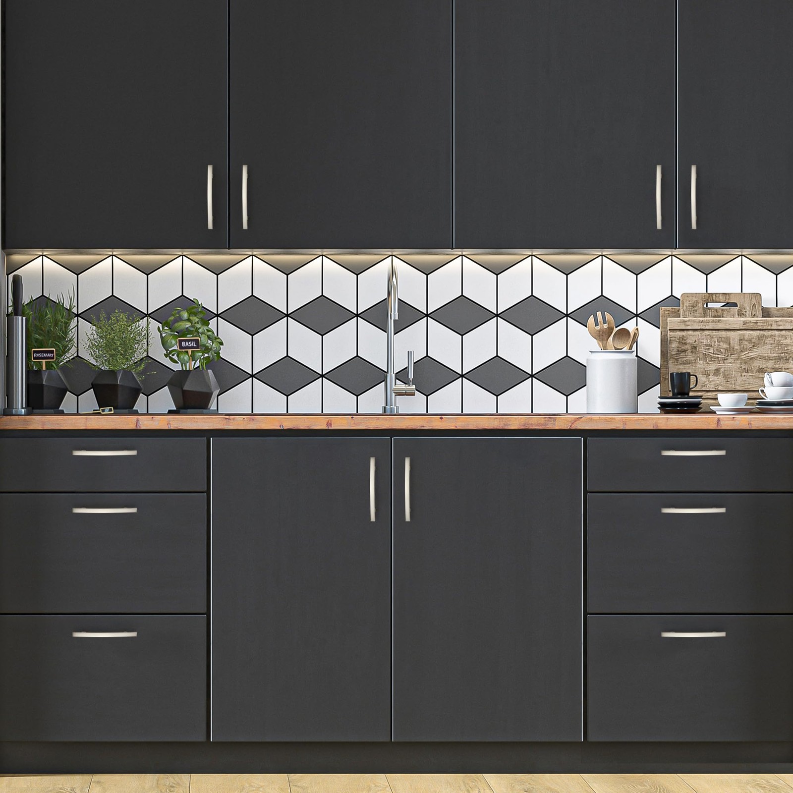 Ravinte 20 Pack Cabinet Handles Brushed Nickel Cabinet Pulls Kitchen Cabinet