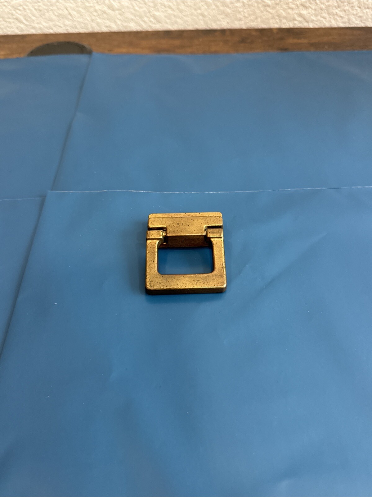 Drexel Woodbriar Drawer Pull Square Brass Vintage Bail Dresser Hardware