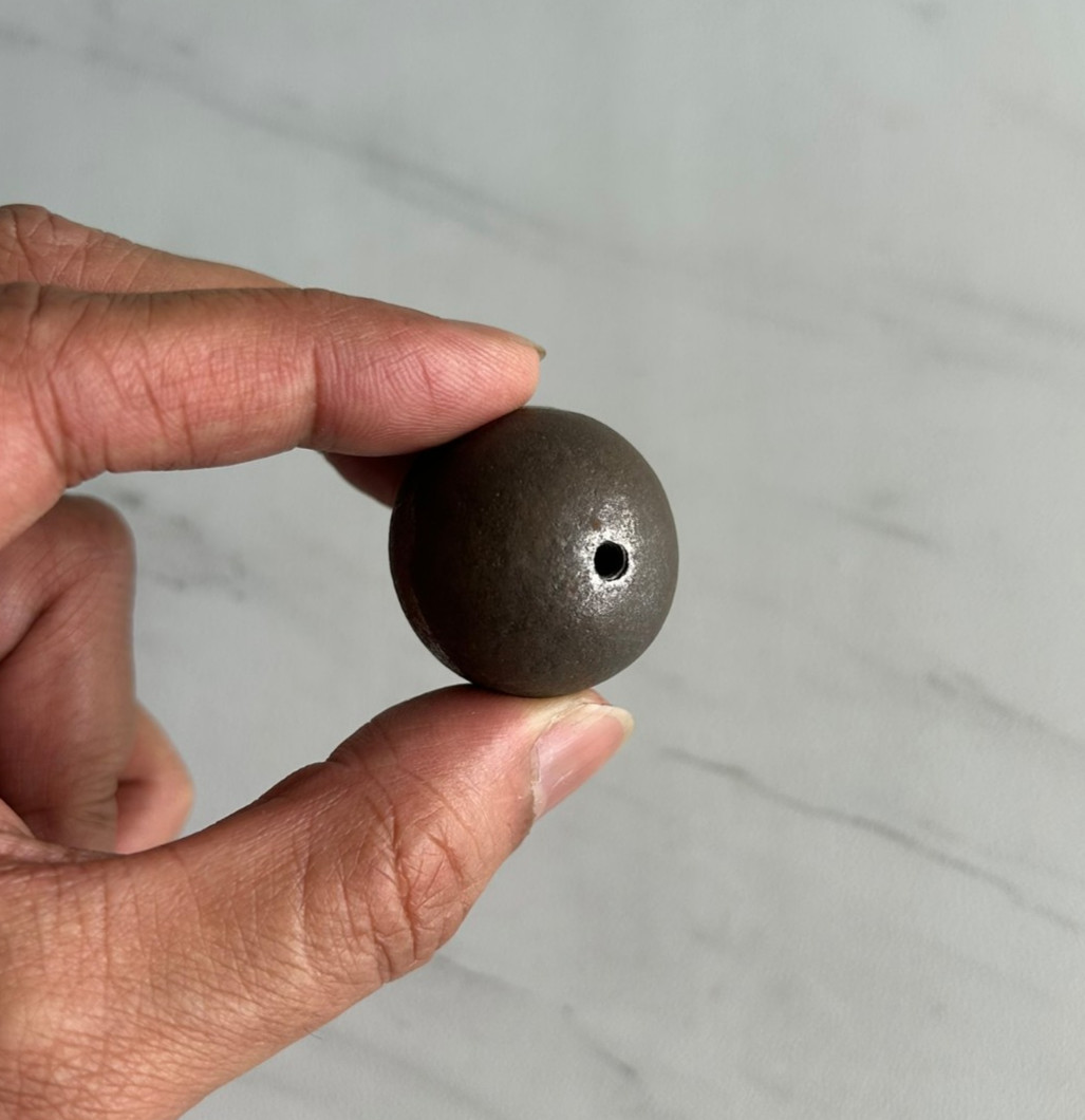Vintage Cast Iron Round Ball Shape Cabinet Drawer Knob Pull Handles 2x