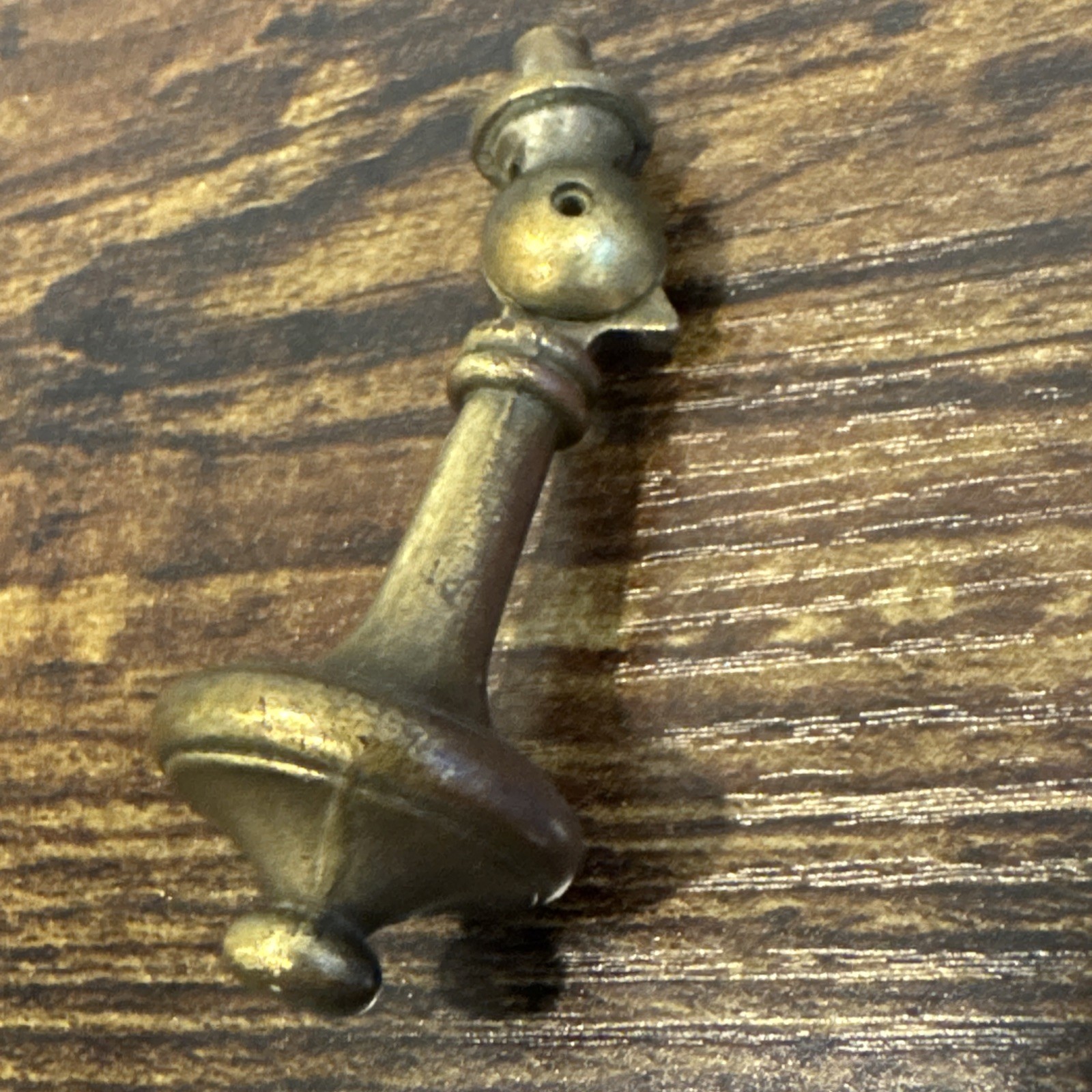 Drexel Esperanto Drawer Pull Teardrop Brass Dresser Handle Backplate Vintage MCM