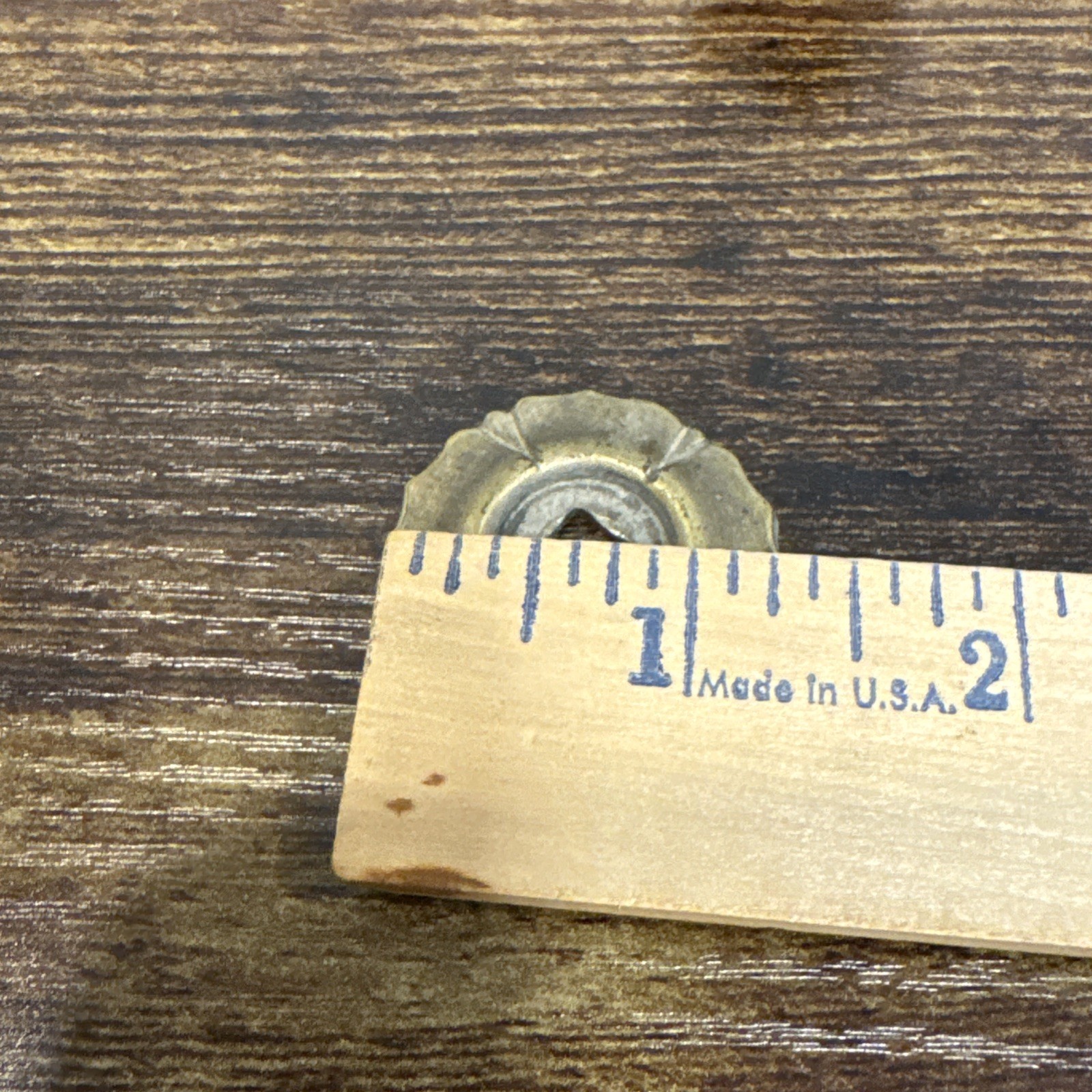 Drexel Esperanto Drawer Pull Teardrop Brass Dresser Handle Backplate Vintage MCM