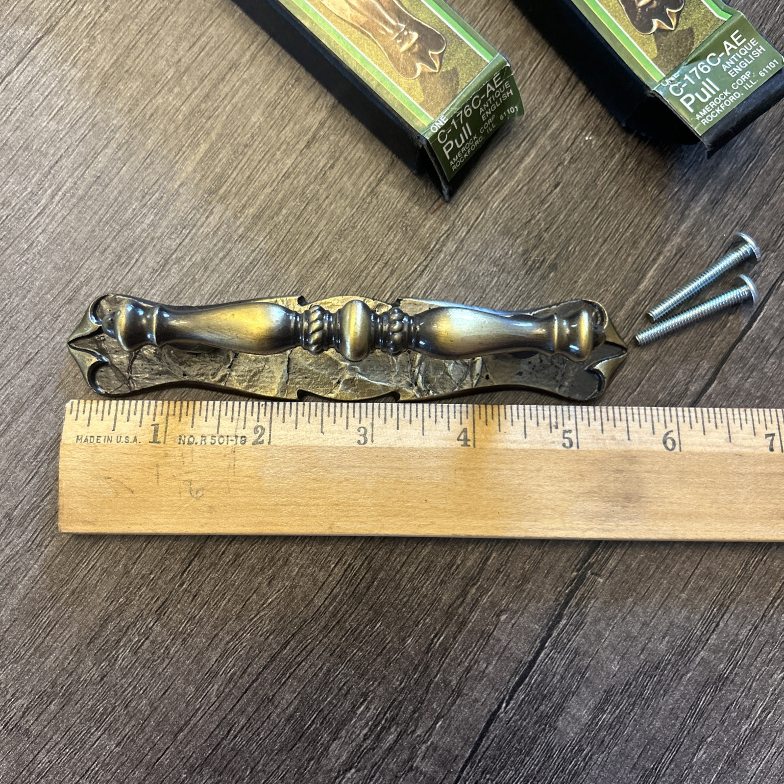 Vintage Amerock Antique English Pull C-176C-AE Lot Of 2