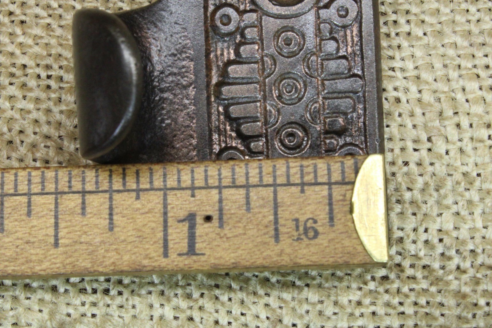 2 Old Window Sash Lifts Pulls Cast Iron light Copper Bronze Victorian Windsor