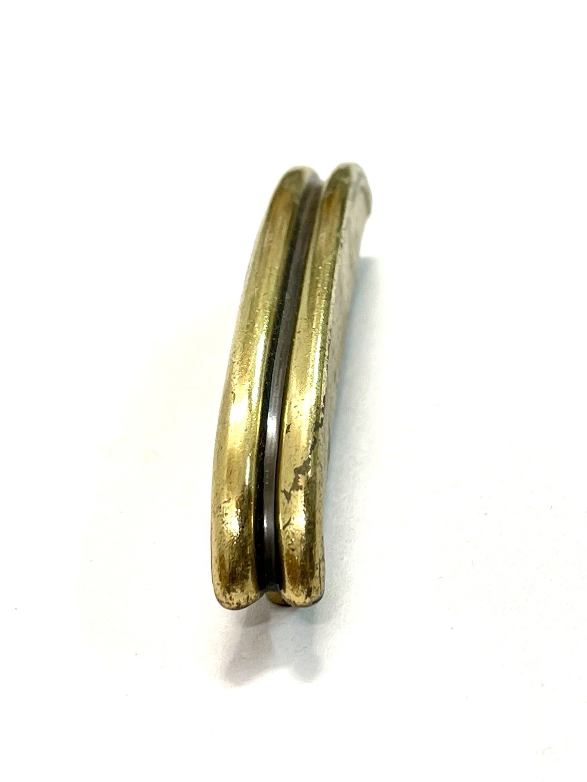 KBC Keeler Brass Co Vintage Drawer Pull Fixed Handle MCM 3″ OCB lot#7468