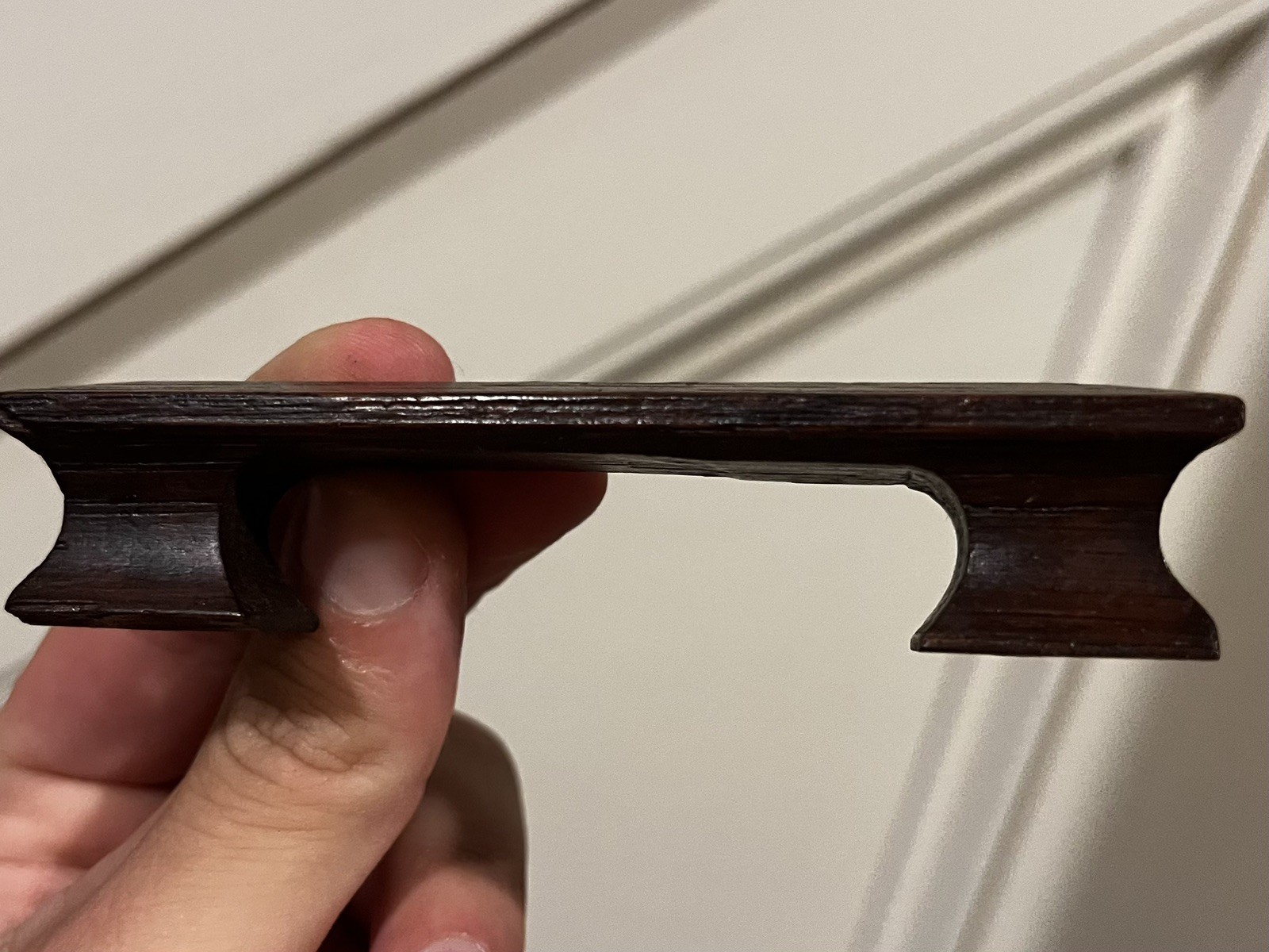 Globe Wernicke Barrister Bookcase Mission Oak Wood Drawer Base Pull Handle