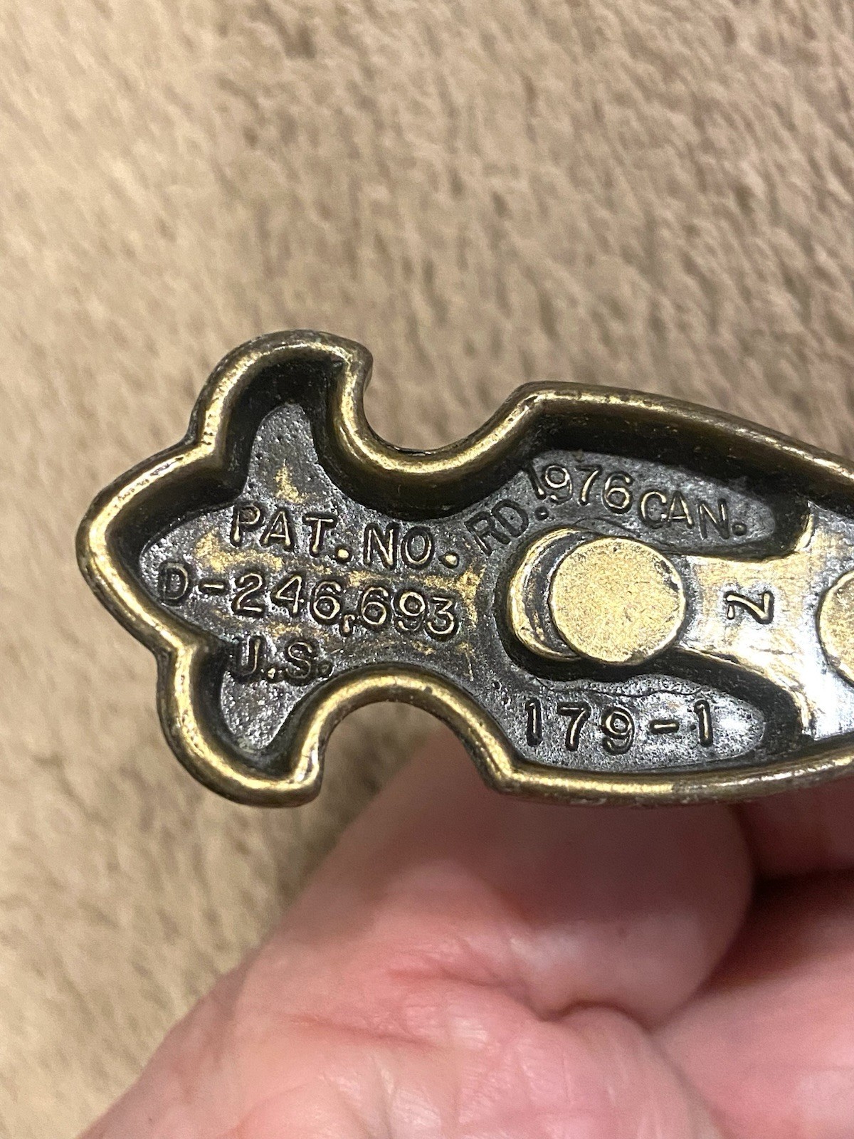 1976 AMEROCK Vintage 3″ Brass Drawer Cabinet Asymetric Pull Set of 20 CANADA