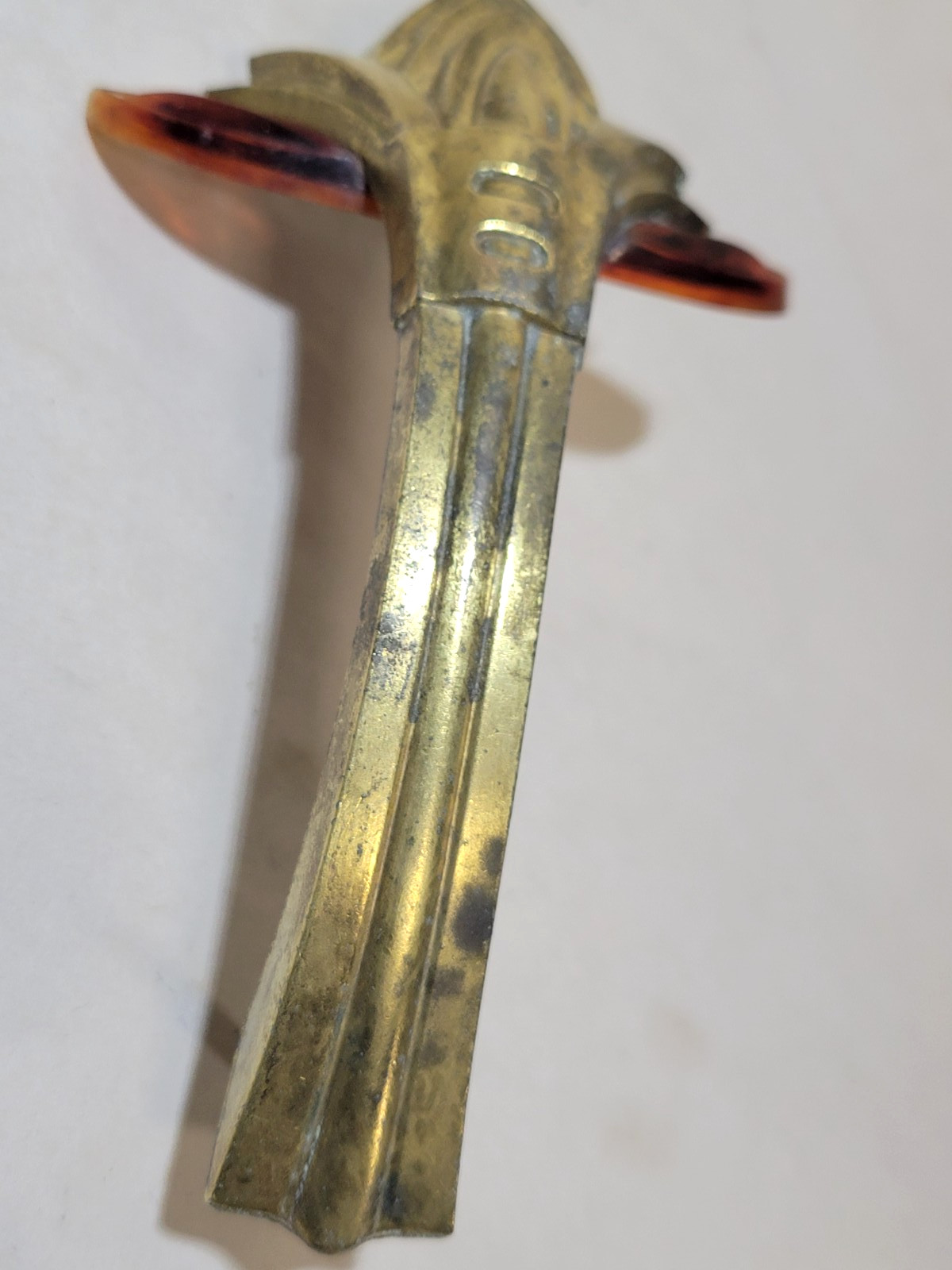 4 Art Deco Drawer Handle Streamline Theater-Style Vertical Pull Vintage Hardware