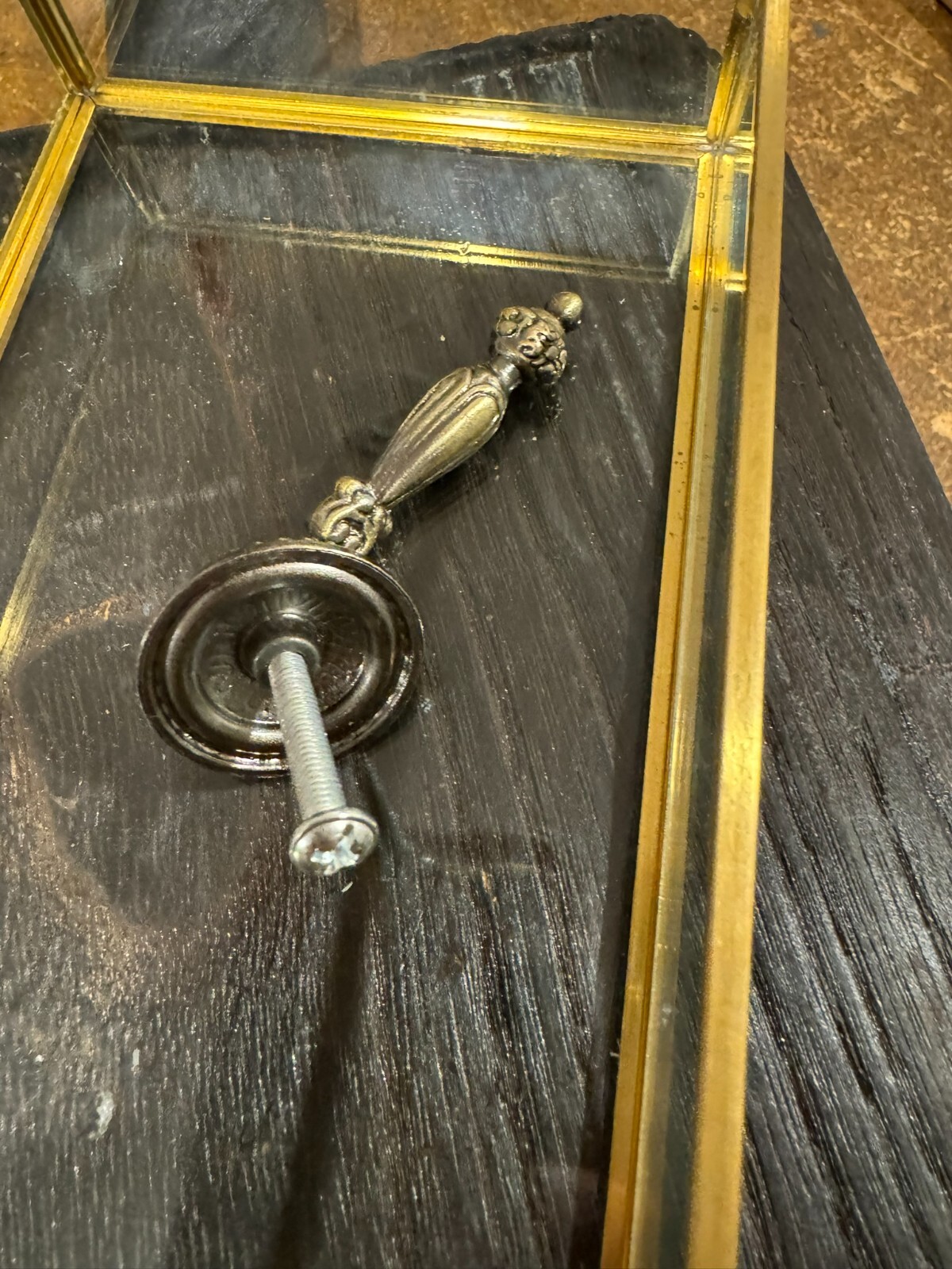 antique Brass Teardrop Pull Tear Drop Drawer Bronze Furniture Knob handle door
