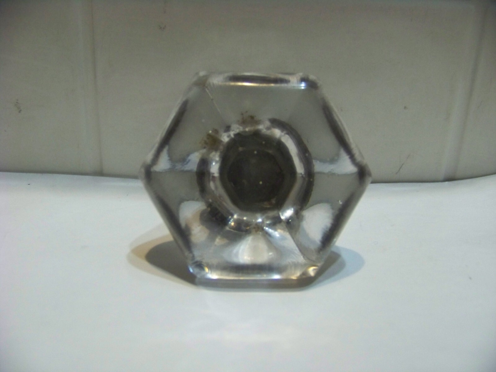 Vintage Glass Knob Nob Dresser Armoire Hardware Furniture