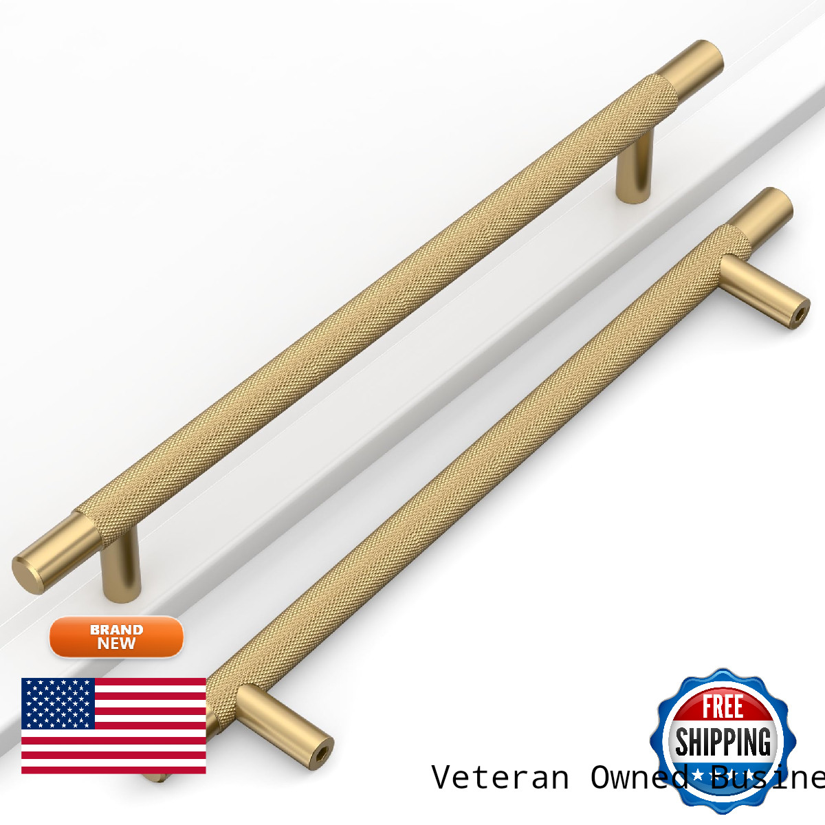 Coinkoly 10 Pack 7-1/2192Mm Champagne Bronze Cabinet Pulls Knurled Kitchen