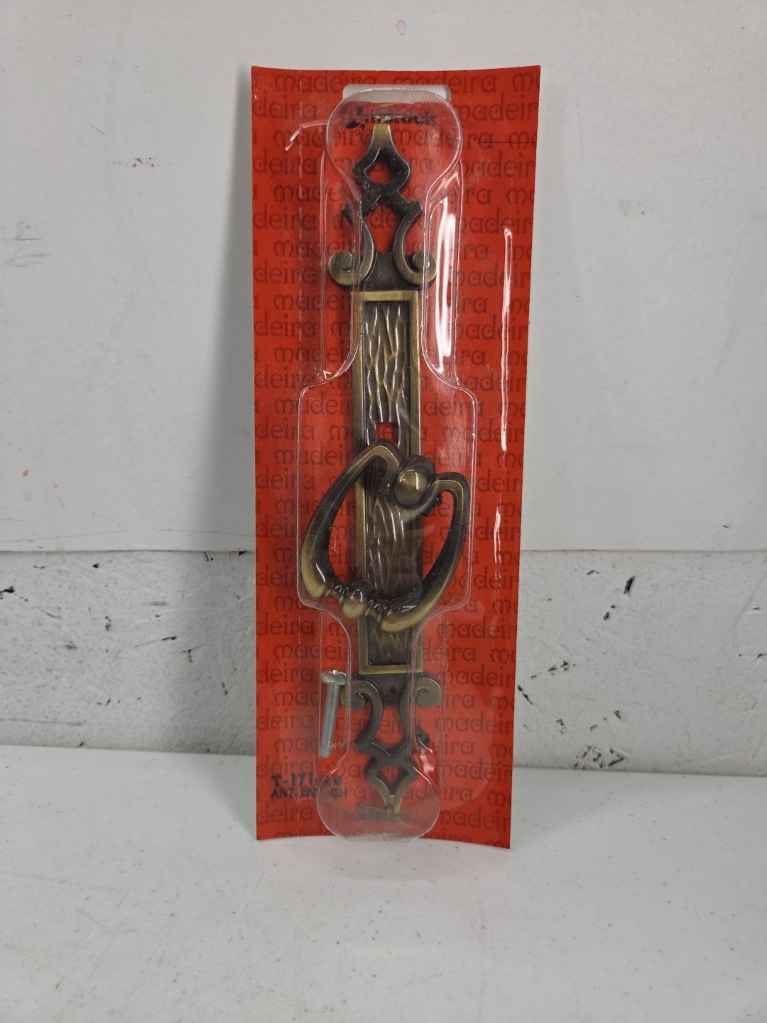 Vintage Amerock T-171-AE Antique English Madeira Drawer Door Pulls Lot of 4 NOS