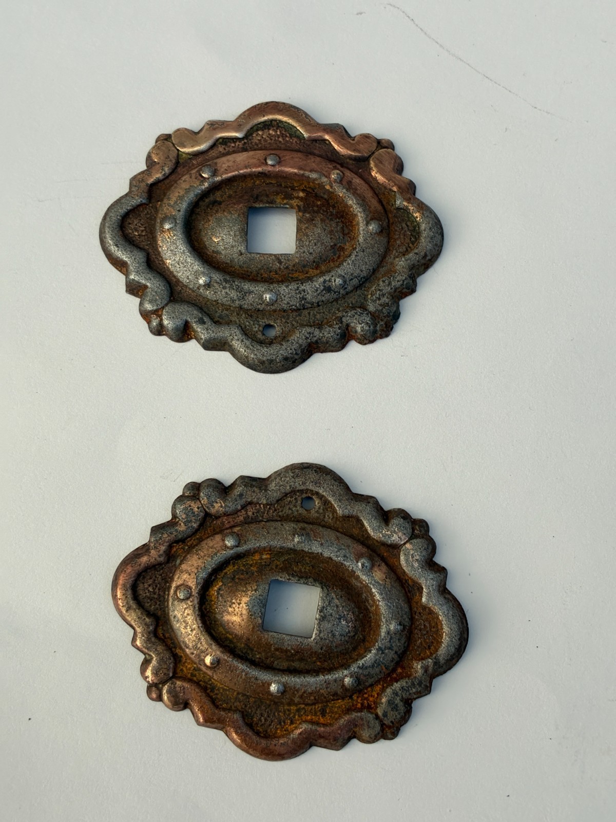 Lot Brass & Metal Pulls Cabinet Handle Mixed Material Distressed Vintage Salvage