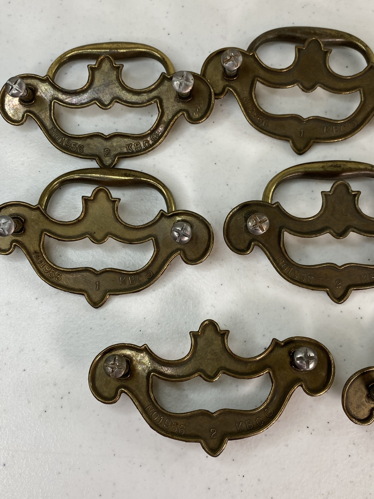KBC #1956 Drawer Pulls – Lot of 8 – with Screws