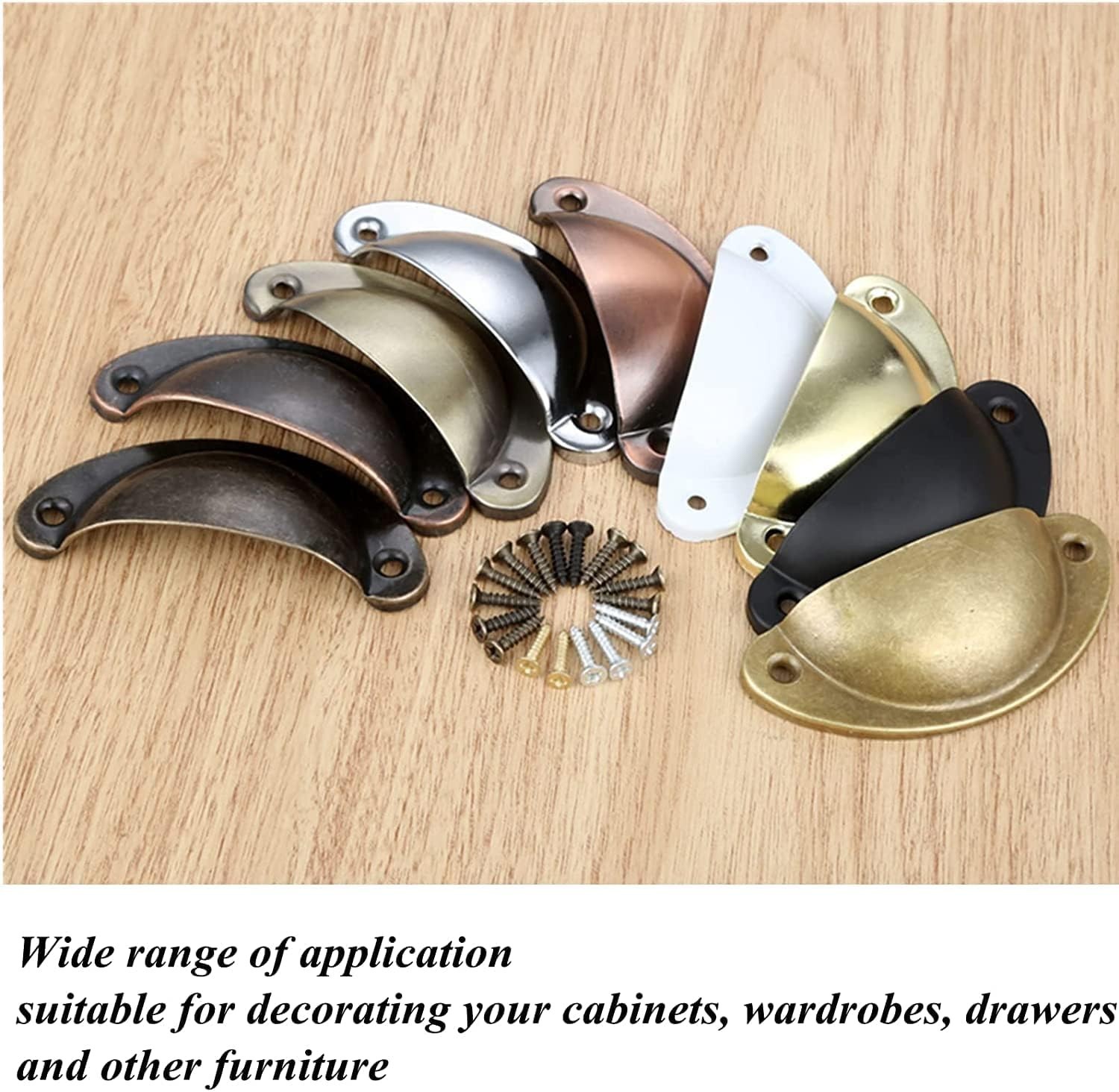 Chic 10-Pack Golden Antique Pulls for Furniture – Durable & Stylish Drawer Knobs