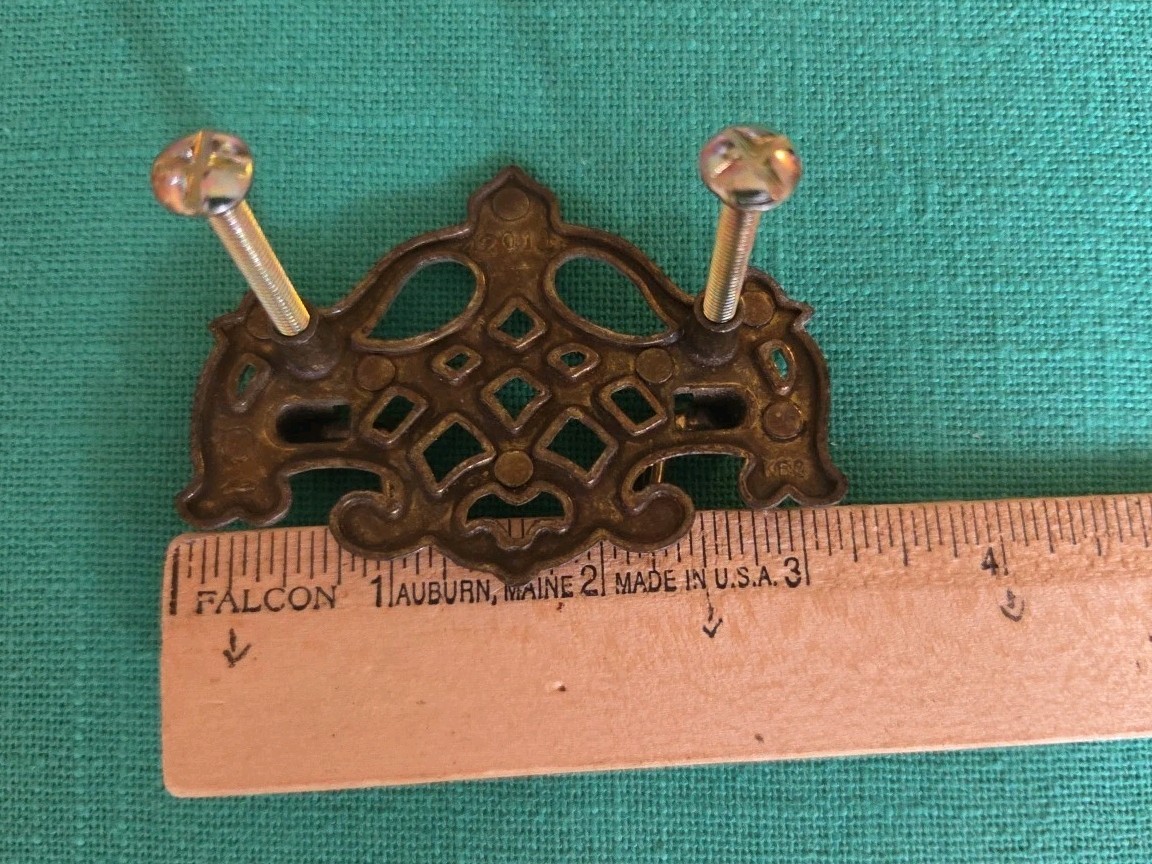 Keeler Brass Co. KBC Drawer Handles Pulls Chippendale Batwing Lot of 2 SEE