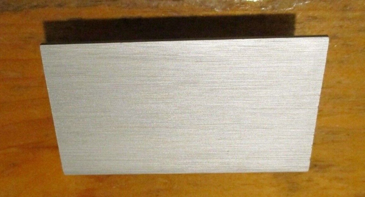 Industrial T Profile Brushed Aluminum Drawer Pull Handle 2-1/2 inch Centers MCM