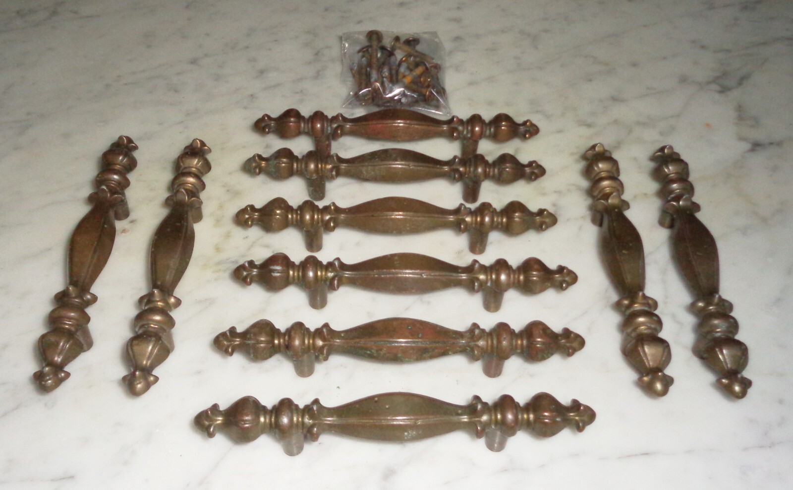 10 Keeler Brass Co KBC N08168 Handle Bar Pulls 5 3/4in Cabinet Door Drawer Pulls