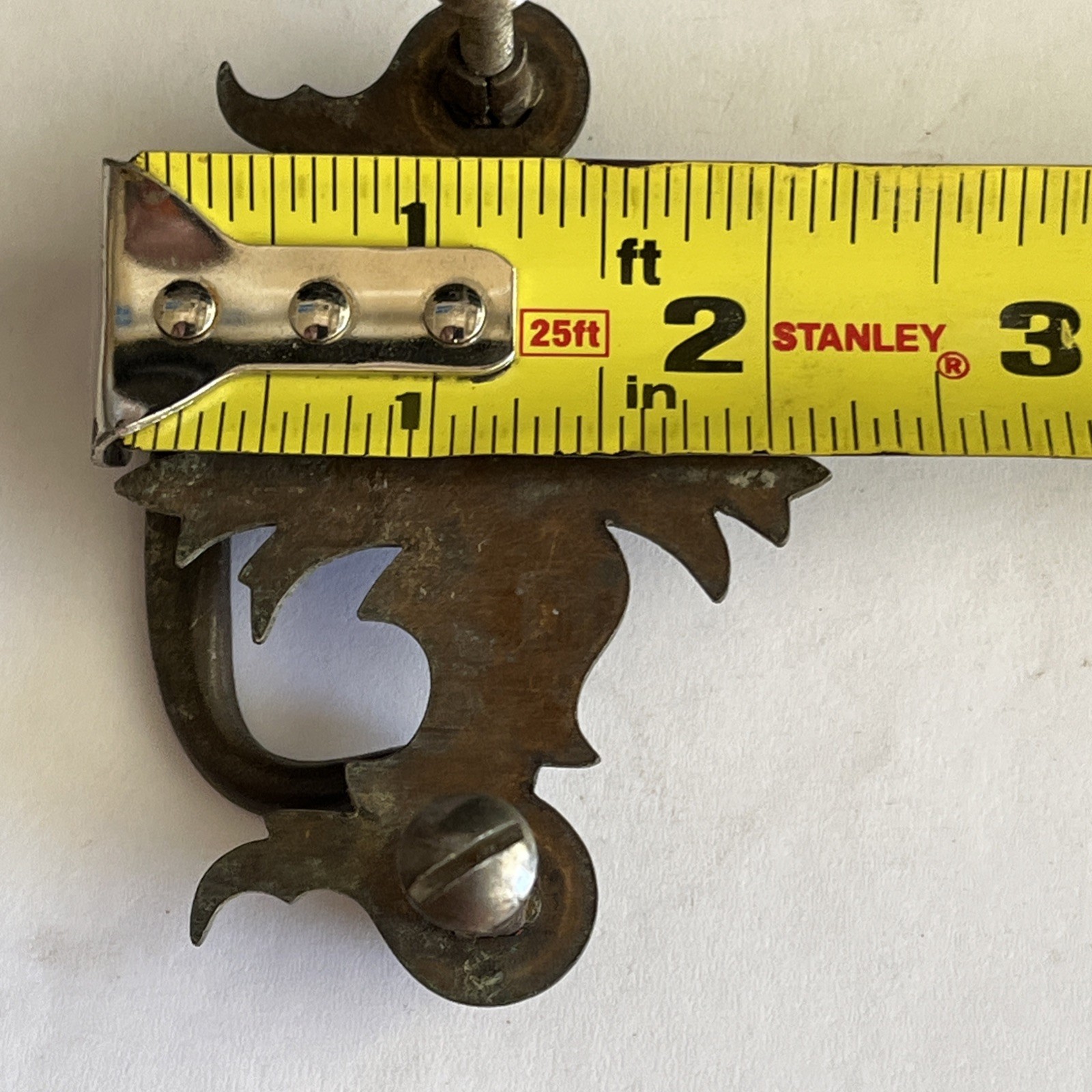 7-Vintage Batwing Chippendale Bat Wing Metal Drop Bail Pull Handles Free Ship US