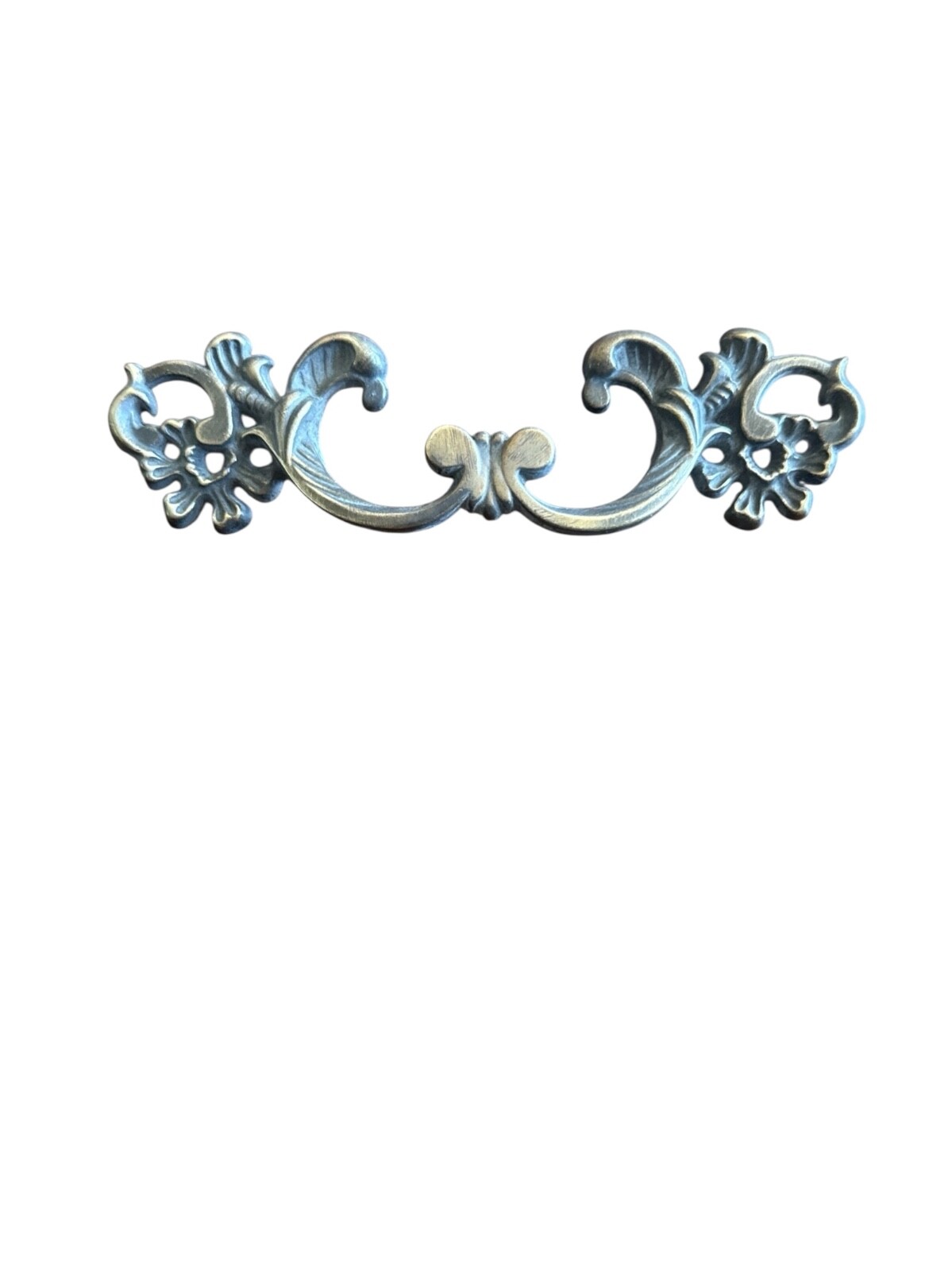 French Providential Brass 7″ Drawer Pull With Screws Set Of 2