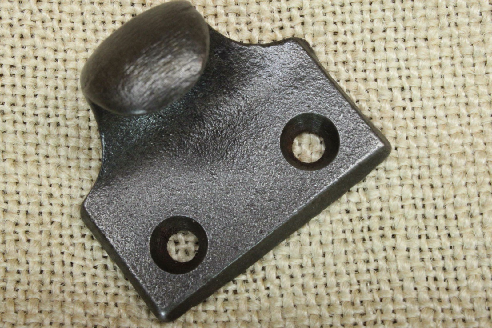 Old Window Sash Lift 1 1/2″ Drawer Pull Handles Smooth Textured Cast Iron
