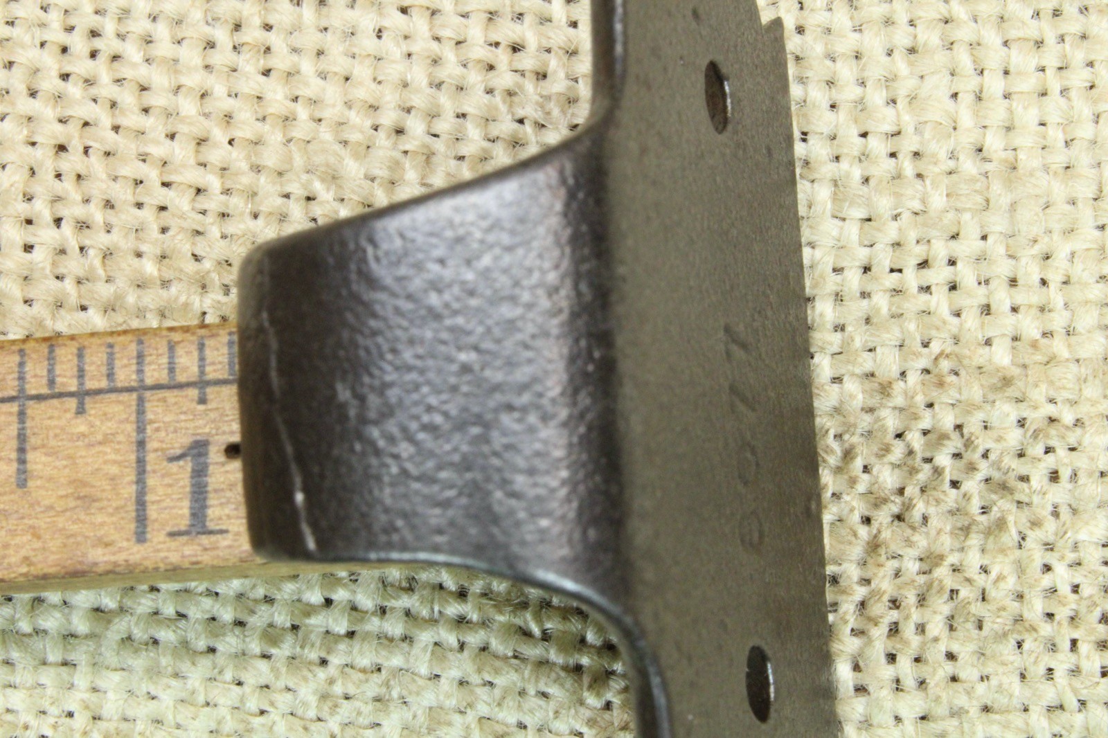Old Window Sash Lift Pull Restored Cast Iron Eastlake Geometric X Flower Pattern