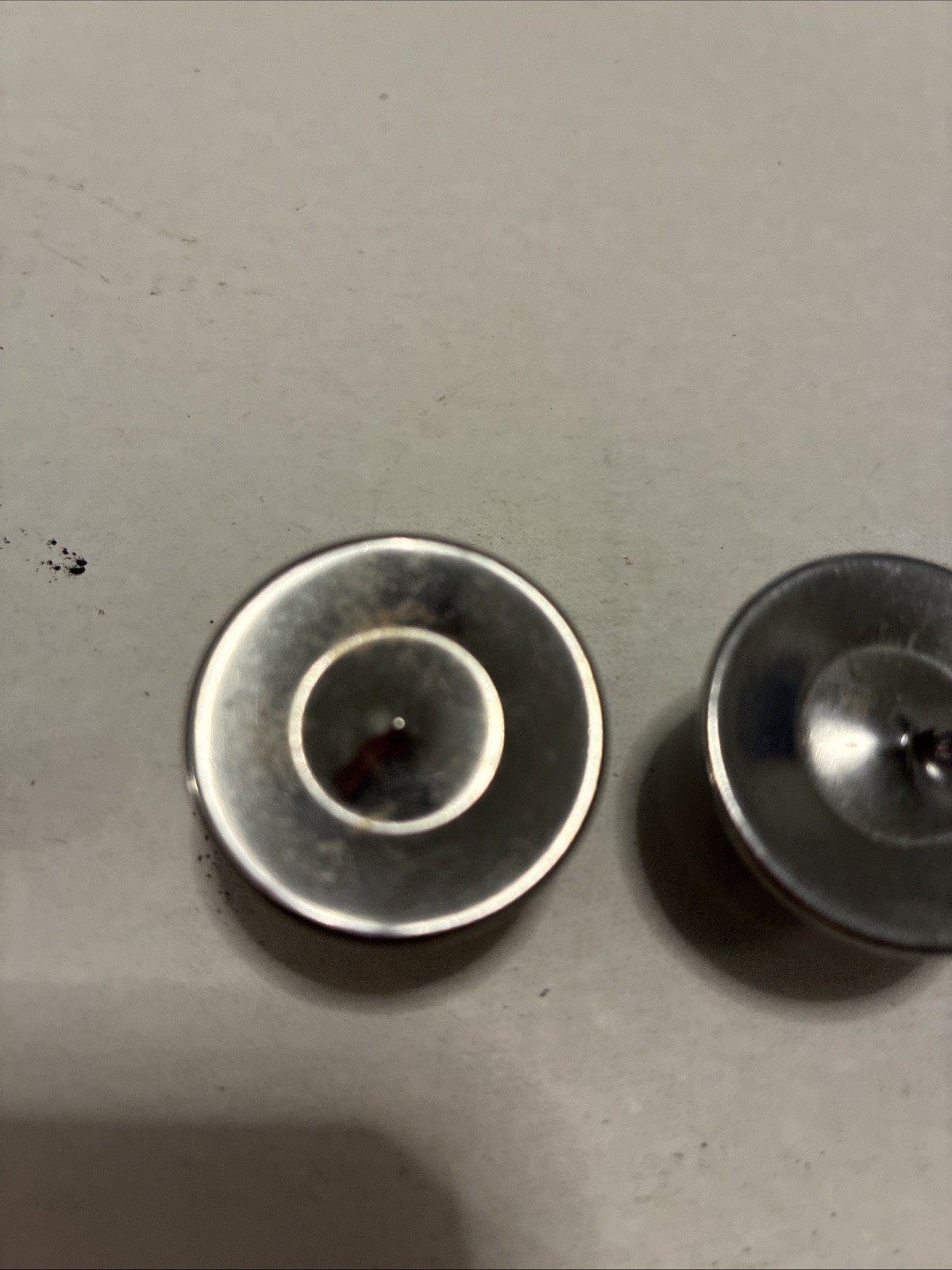 4pcs Vintage Concave MCM Drawer Knob Concave Round Pulls 1” Diameter