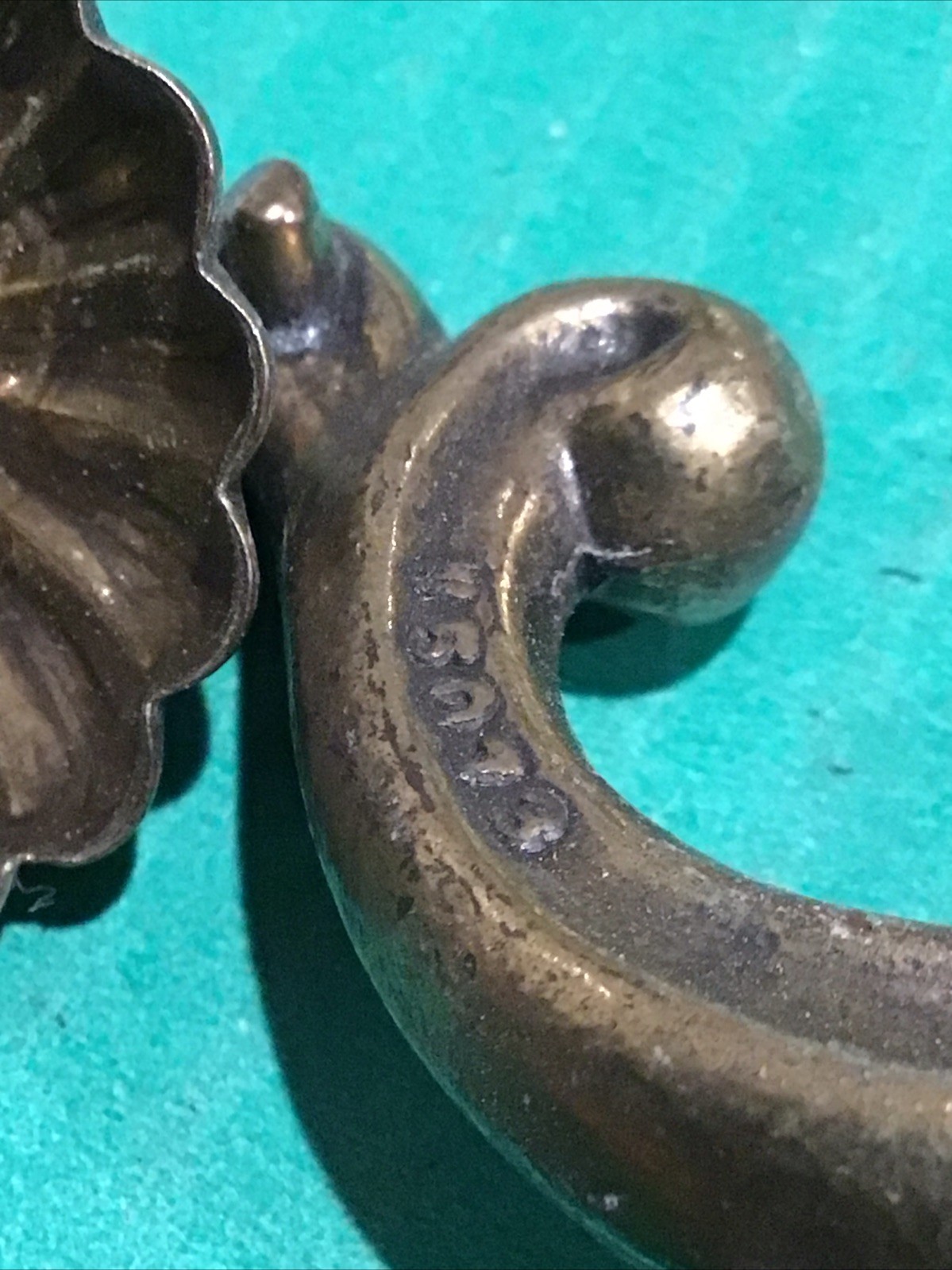 (2) Vintage KBC Drop Bail N5073 Medieval Heavy Brass 6″ COC Pull Handle Dresser
