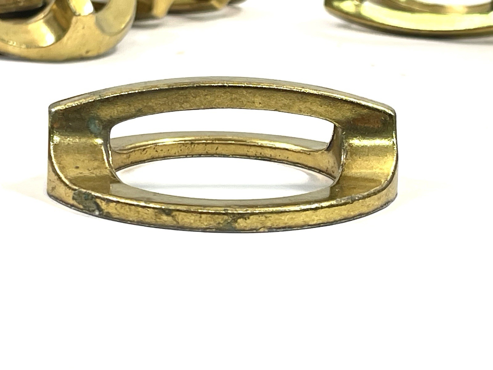 KBC Keeler Brass Co Vintage Drawer Pull Fixed Handle MCM 2.5″ OCB