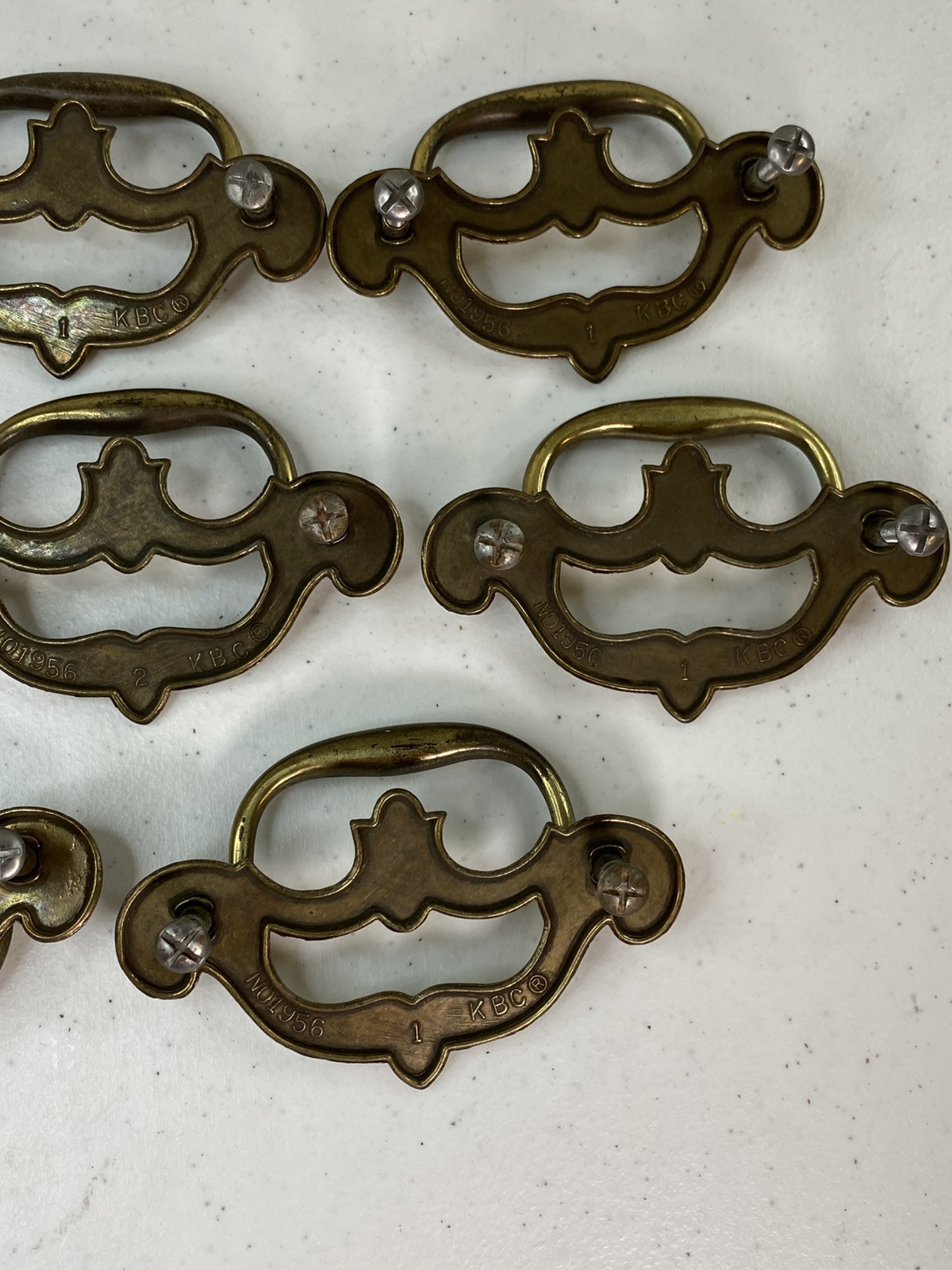 KBC #1956 Drawer Pulls – Lot of 8 – with Screws