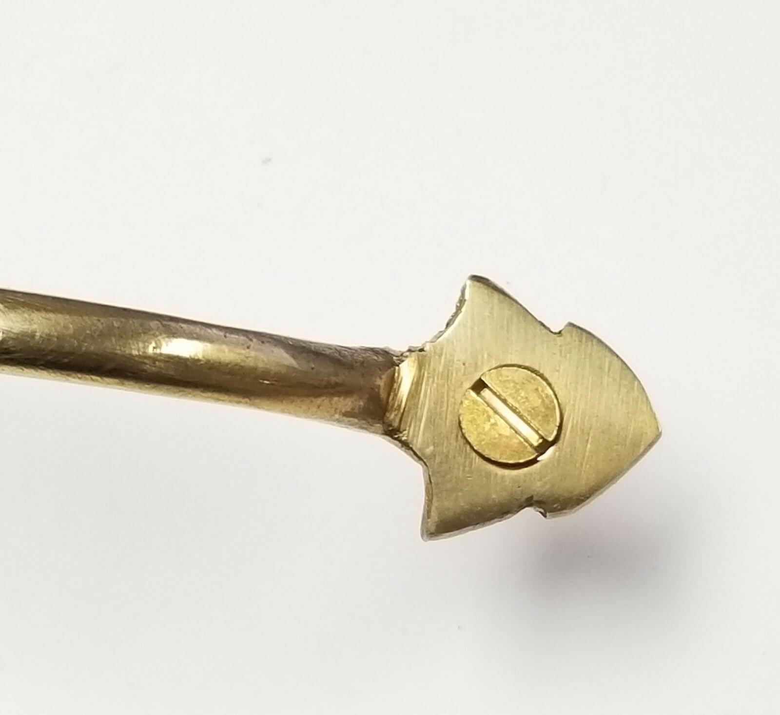 Vintage Solid Brass Drawer Cabinet Bar Pull SINGLE ONLY NOS 2 1/2″