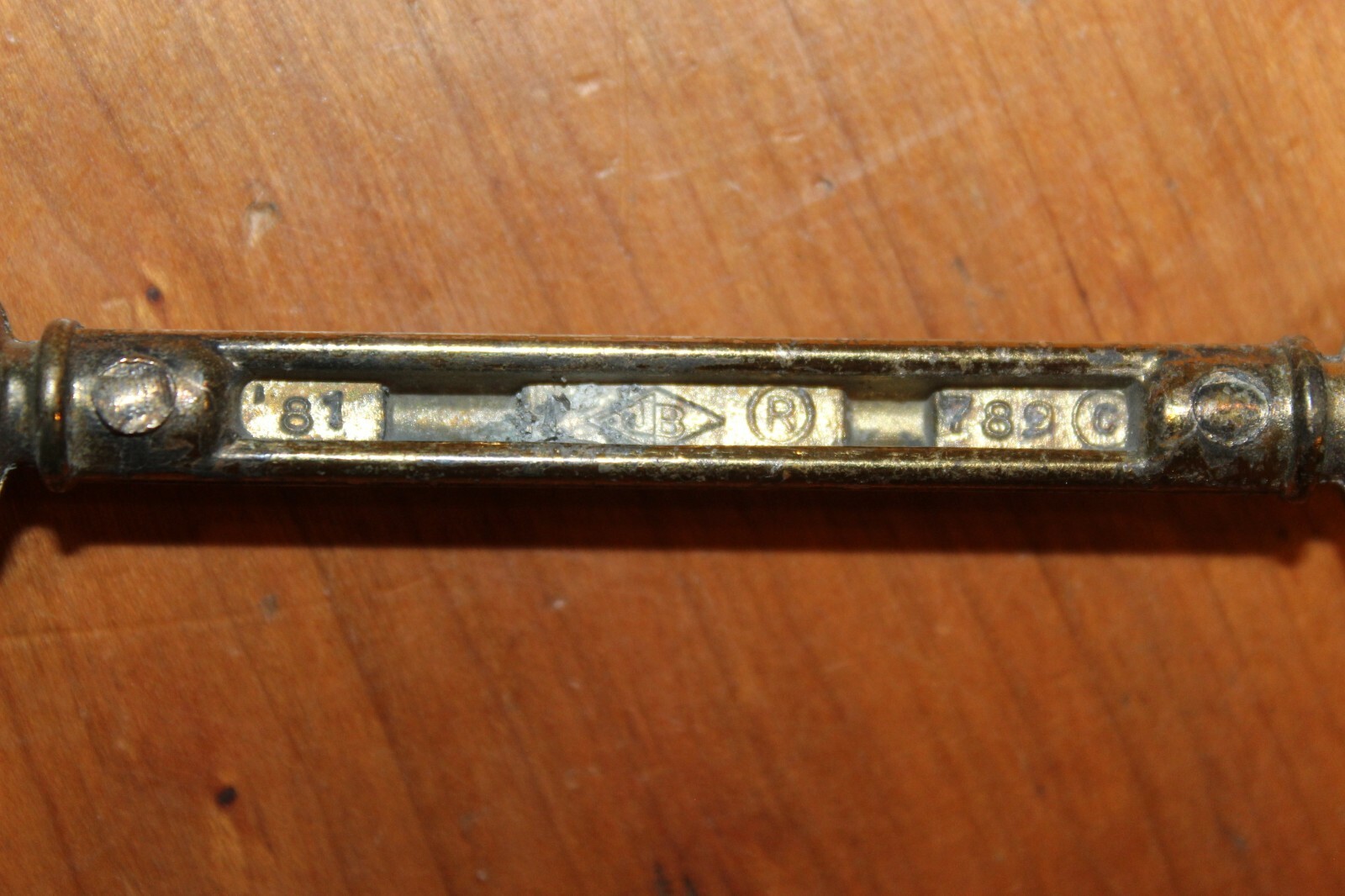 Vintage JayBee (JB) Brass Plated Drawer Pull Handle P-28