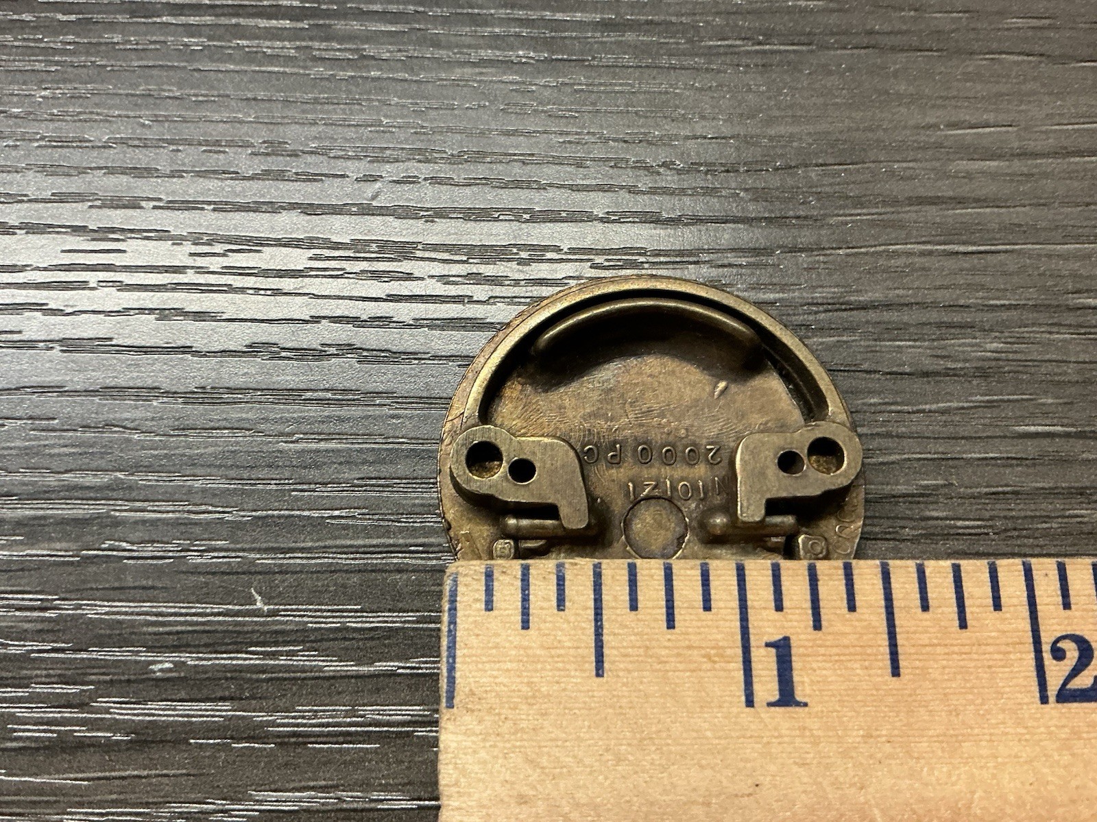 Vintage Keeler Brass Co N10120 Campaign FLIP OUT FINGER Drawer Pull 4 Avail (172