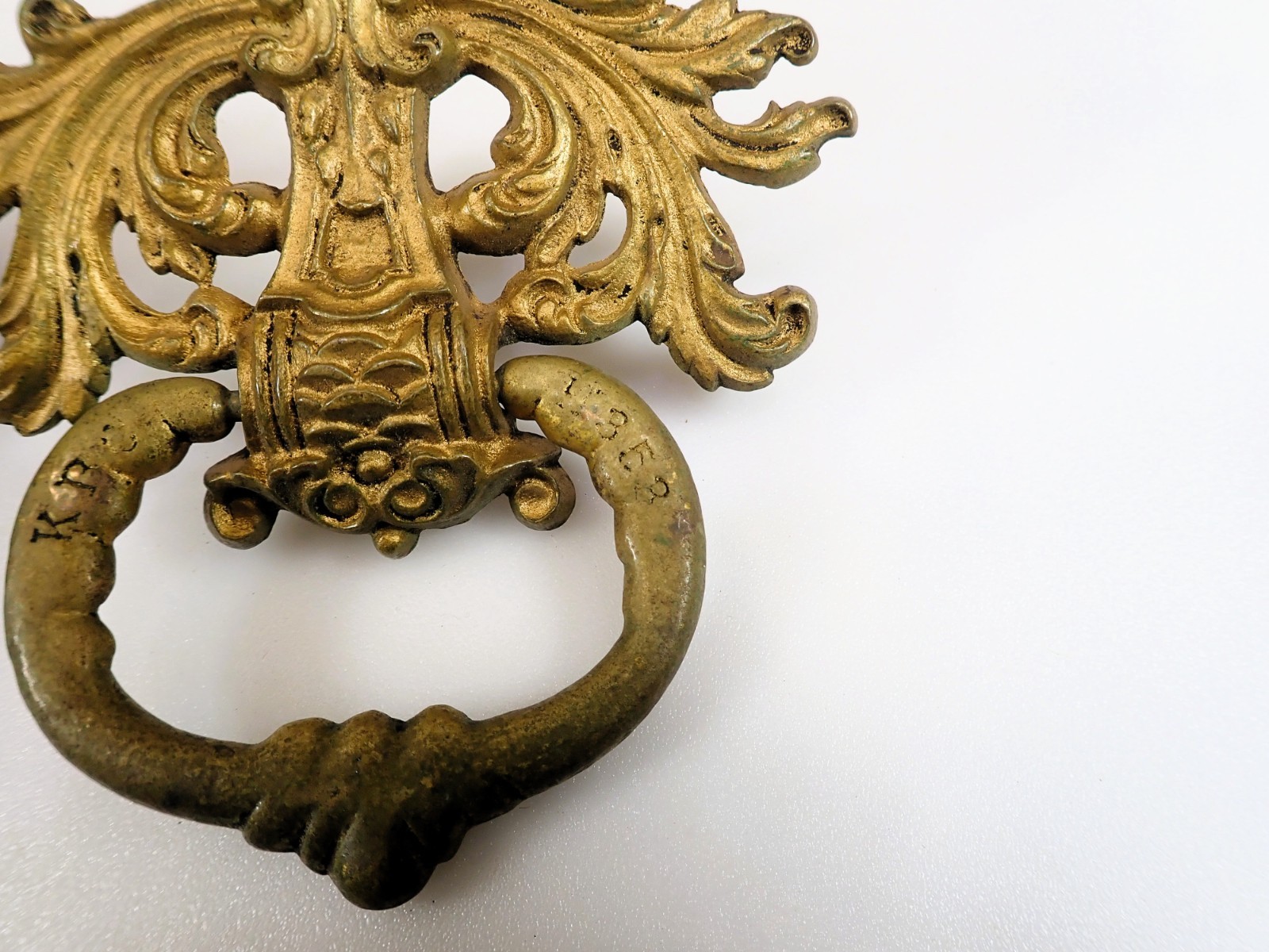Vintage Keeler Brass Co KBC Ornate Drawer Pulls Lot of 5 Louis XVI Rococo