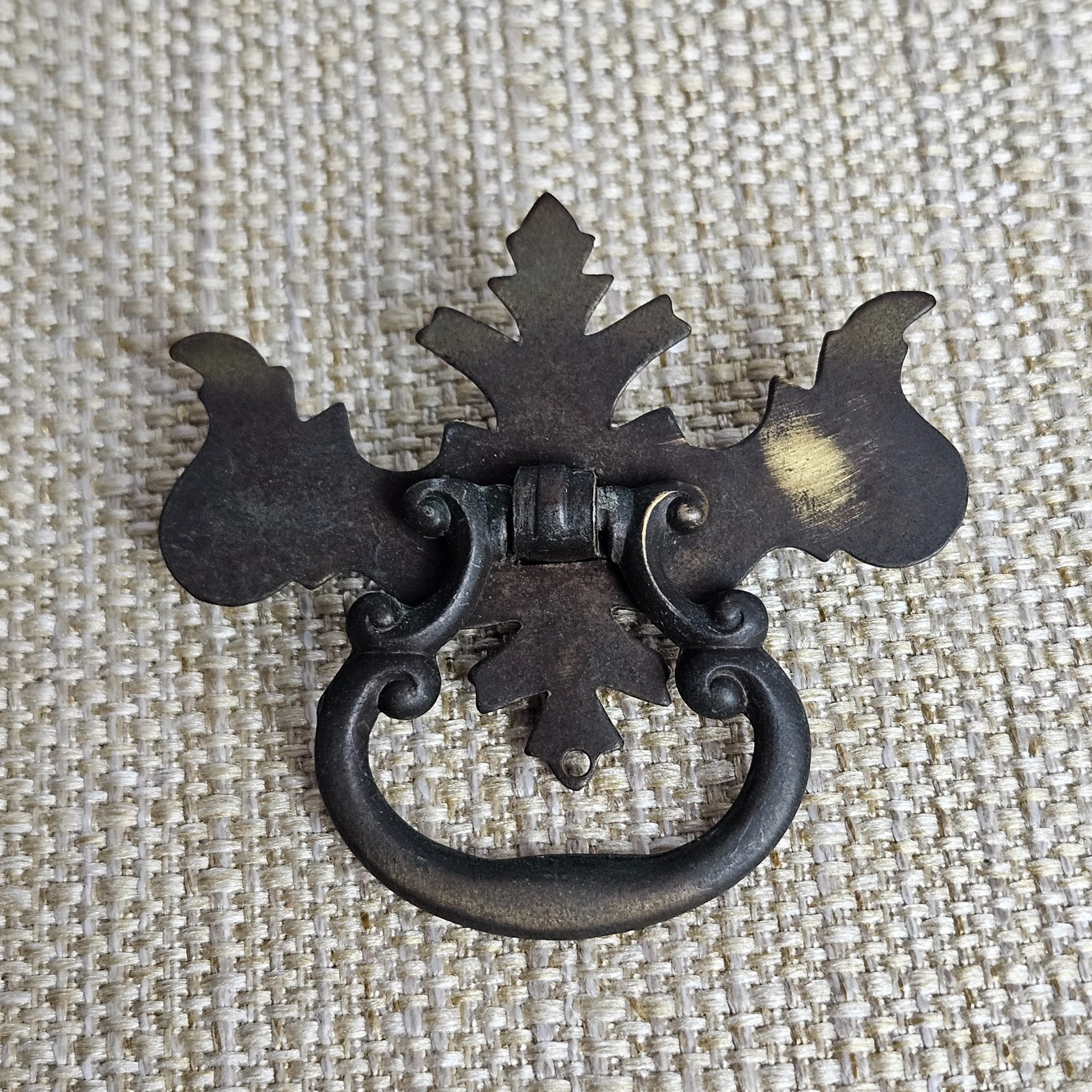Chippendale Batwing Drawer Pulls Brass K601 SET OF 3 Vintage Drop Bail Handle