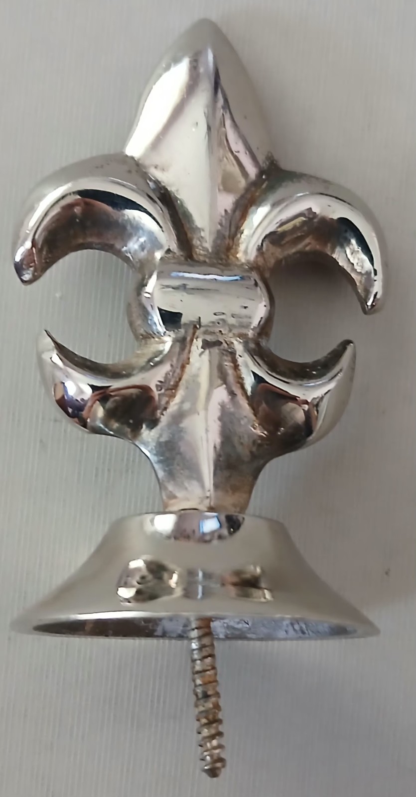 3″x1.5″ Fleur De Lis ~ Drawer Pull ~ Scouts, New Orleans, France, Emblem ~ Screw