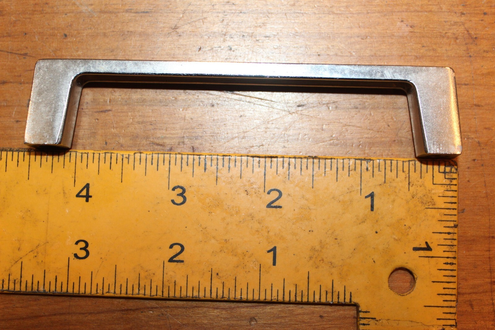 Brushed Aluminum Mid-Century Modern Drawer Pull / Handle J-4