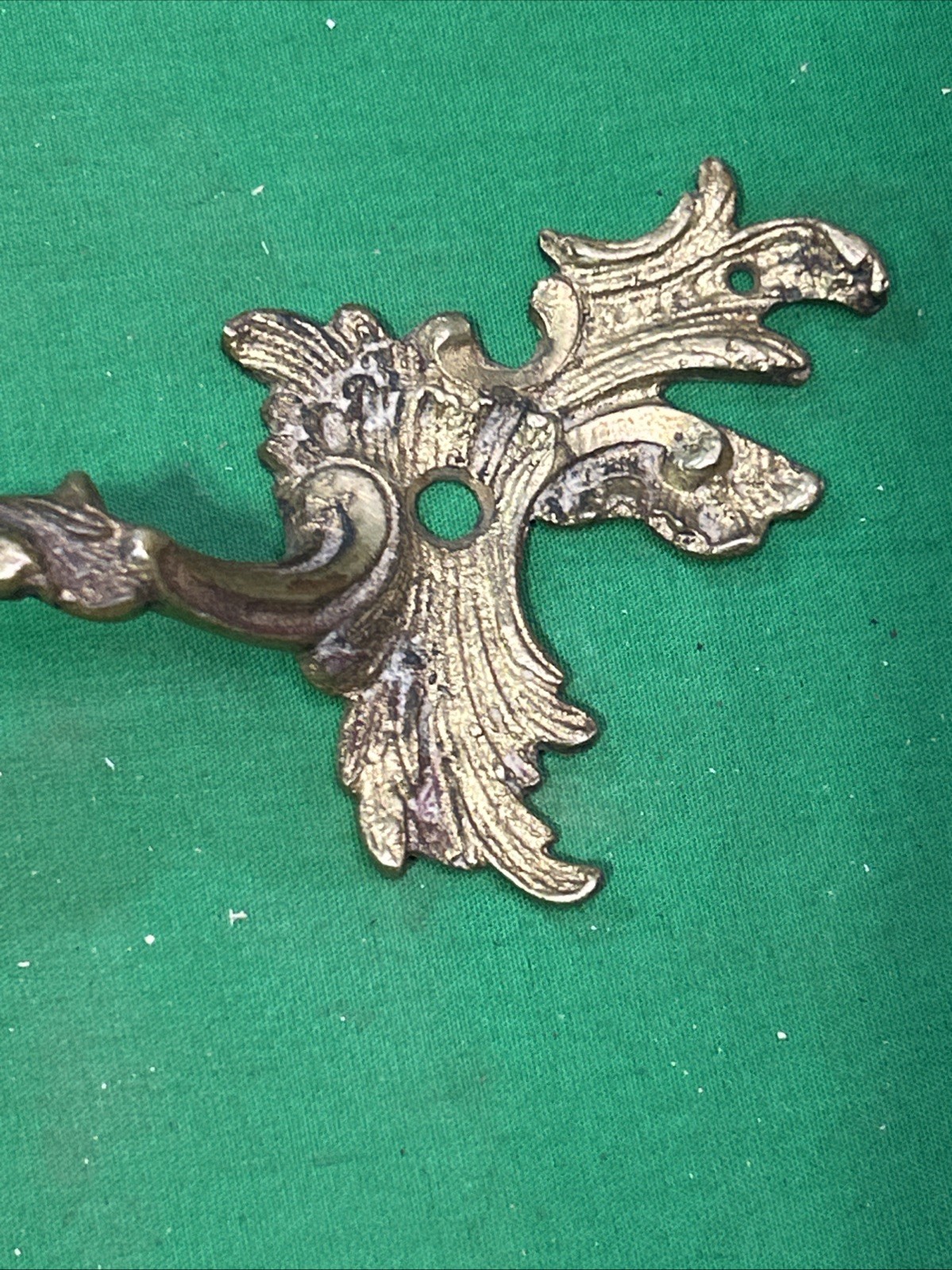 Vintage Pull French Provincial Drawer Pull 7 3/4” Long 4″ Center