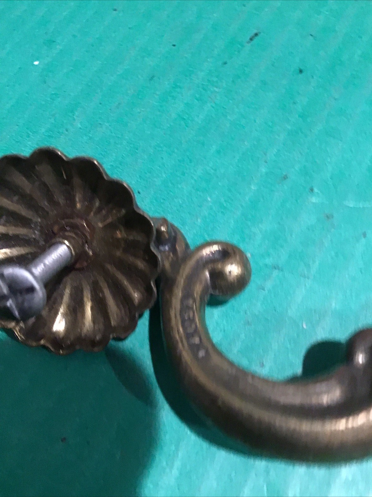 (2) Vintage KBC Drop Bail N5073 Medieval Heavy Brass 6″ COC Pull Handle Dresser