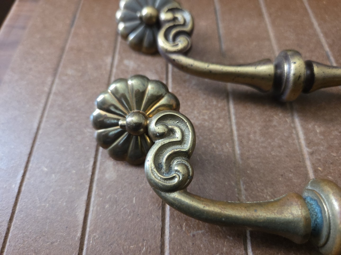 Antique Brass 5″cc Brass Drop Cabinet Bail Pull furniture cabinets drawers-pair