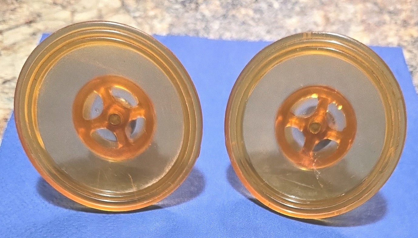 A Pair of Antique Vintage 2 Drawer Knobs Pulls Handles Art Deco 2 inch